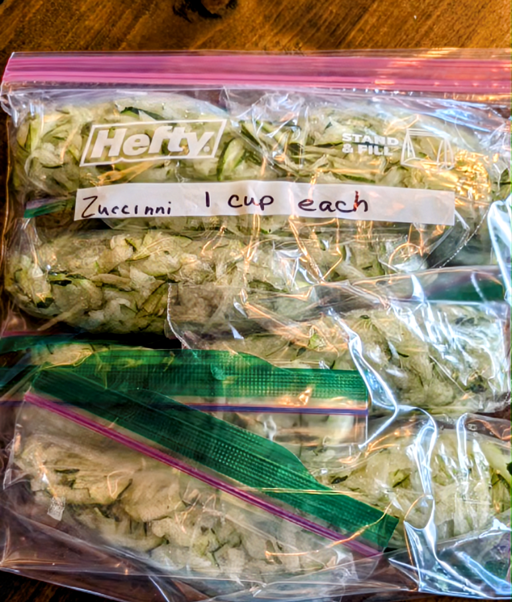 How to freeze zucchini