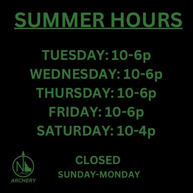 SUMMER HOURS

Back to 5 days a week!
Tuesday-Friday: 10a-6p
Saturday: 10a-4p

Enjoy the weekend and weather everyone ☀️