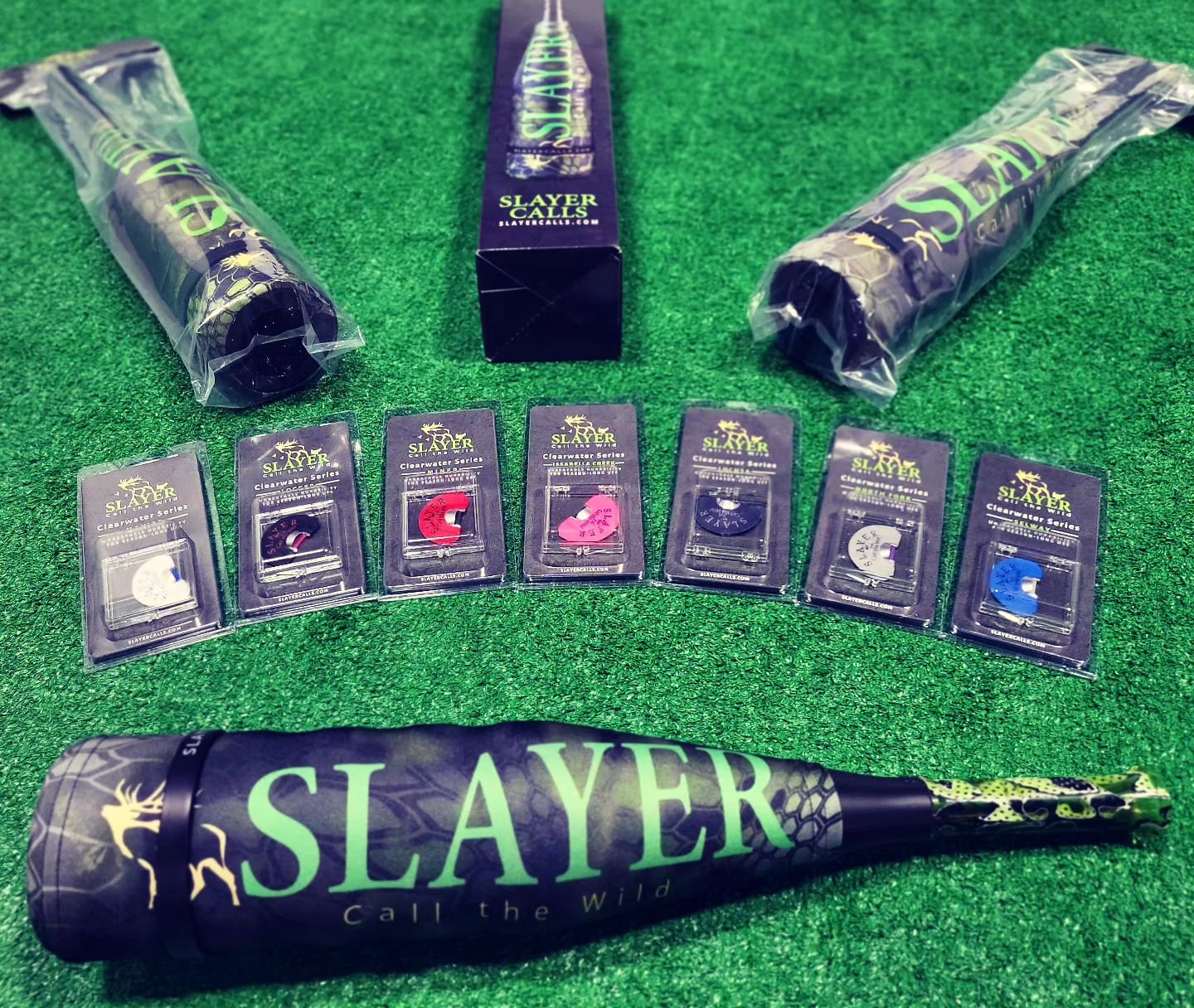 You guys loved the @slayercalls so much we had to re-order them after only having them in the shop a week. We got the full Reed lineup, acrylic tube's, swagger tube's and the enchantress! These calls aren't going to make it through the season so come