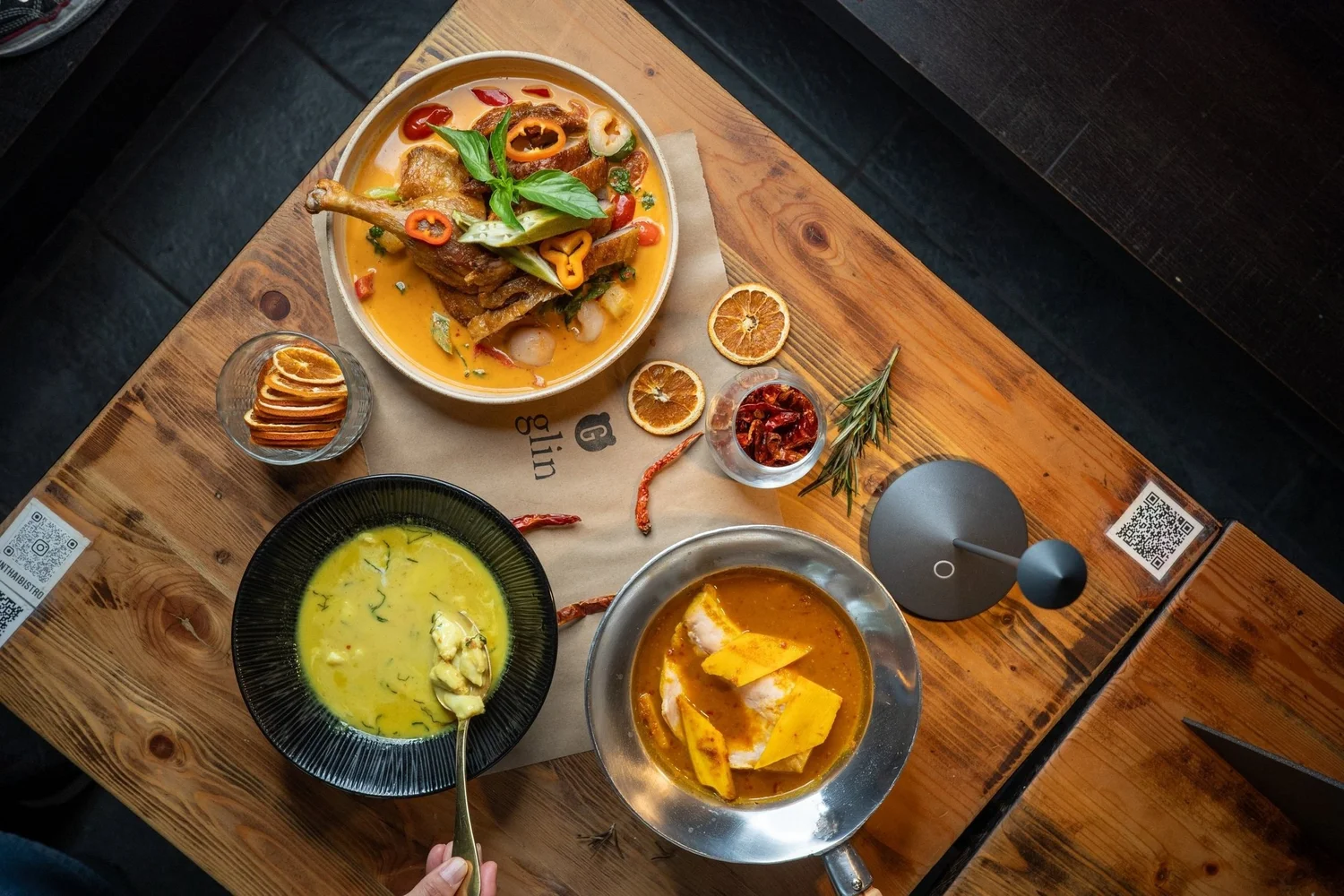 Glints Menu Glin Thai Bistro