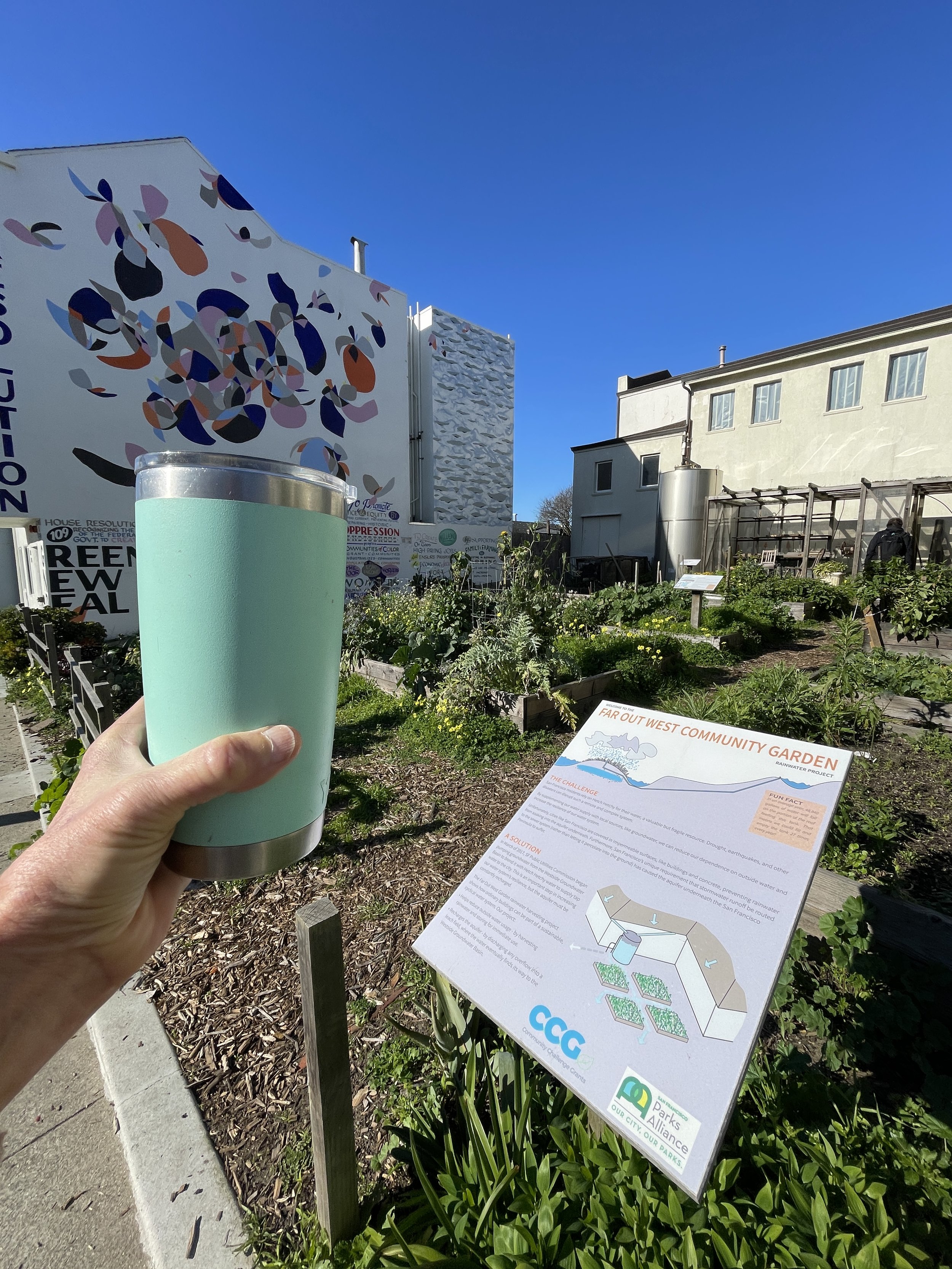 COFFEE in the GARDEN! 