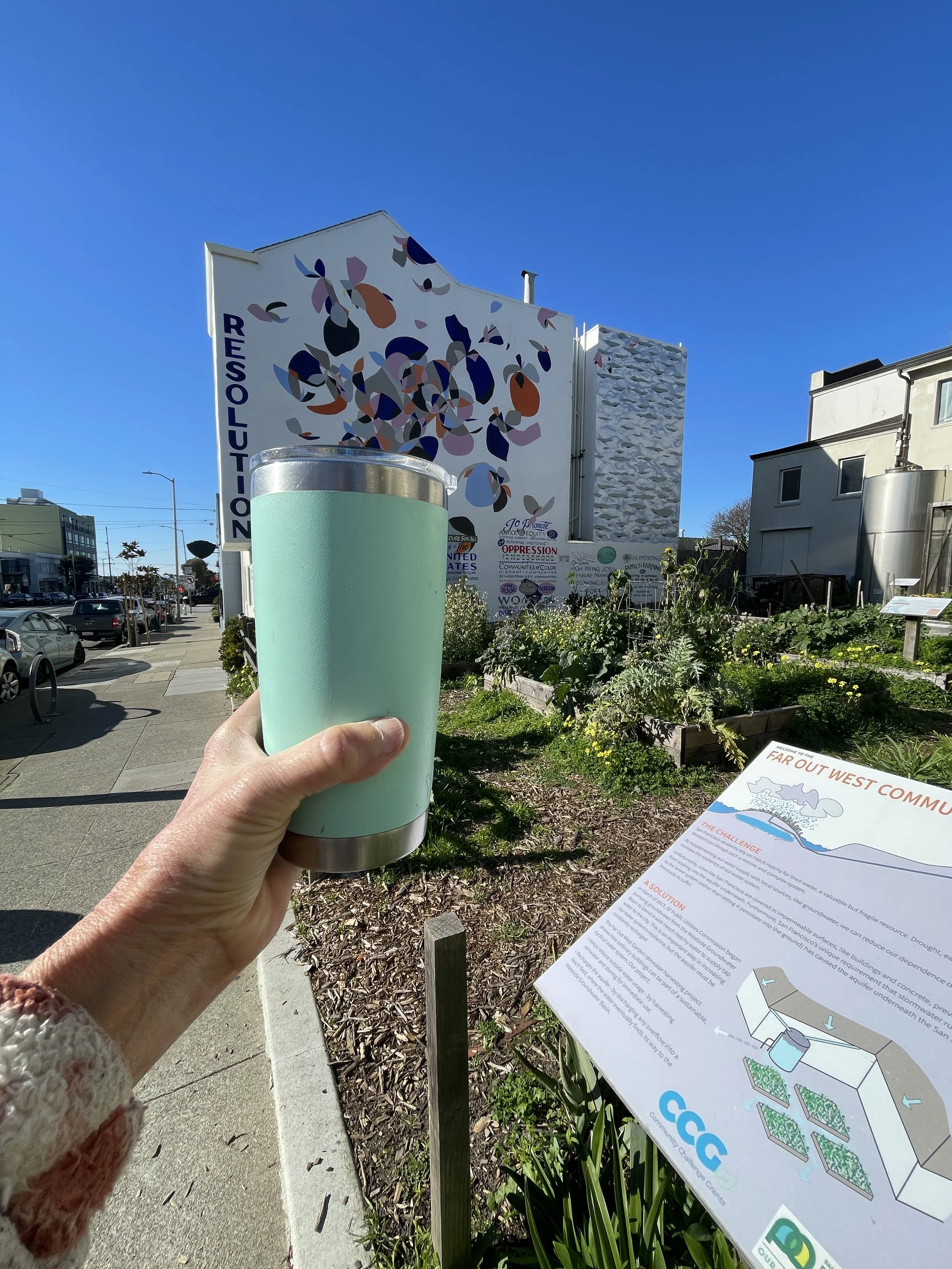 COFFEE in the GARDEN!