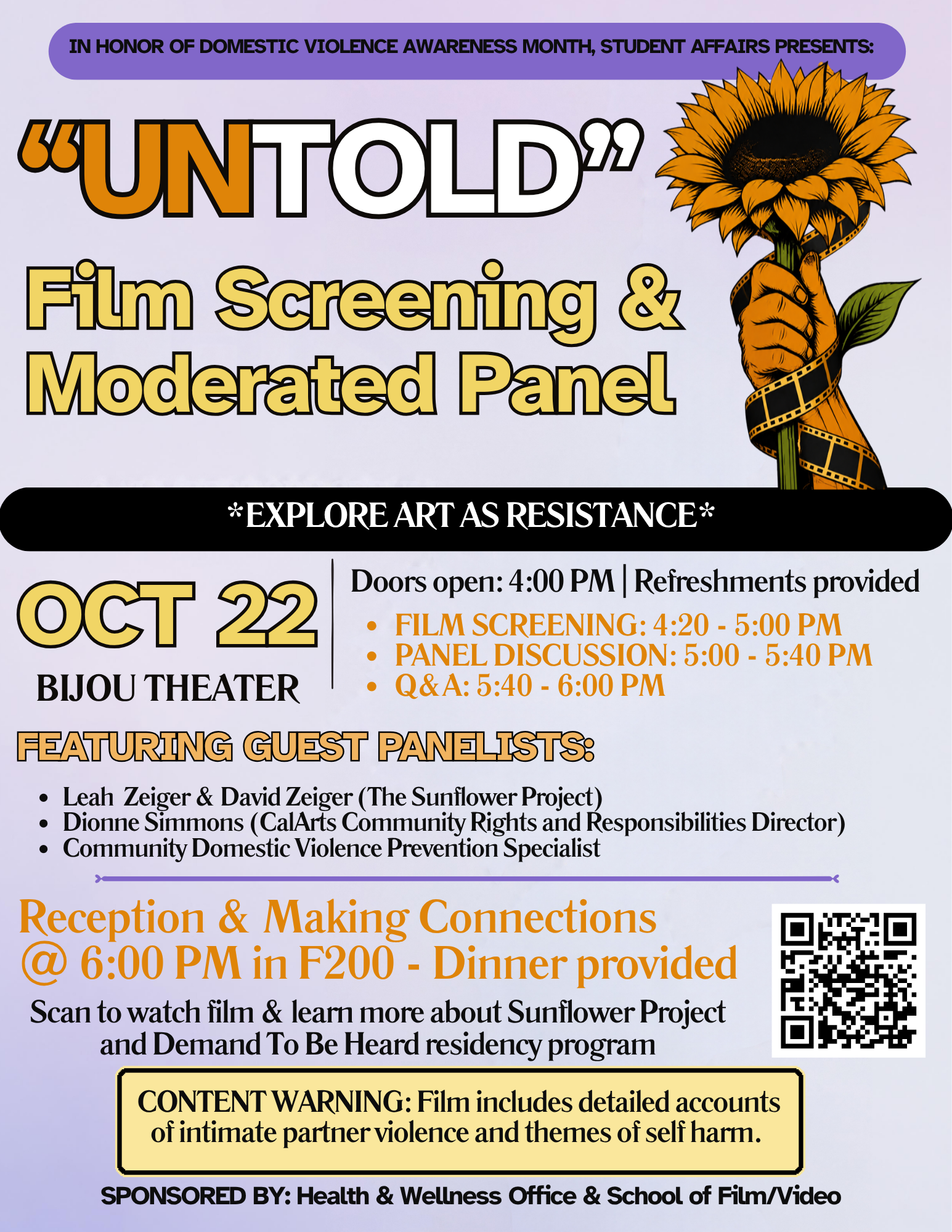 Untold Screening &amp; Panel
