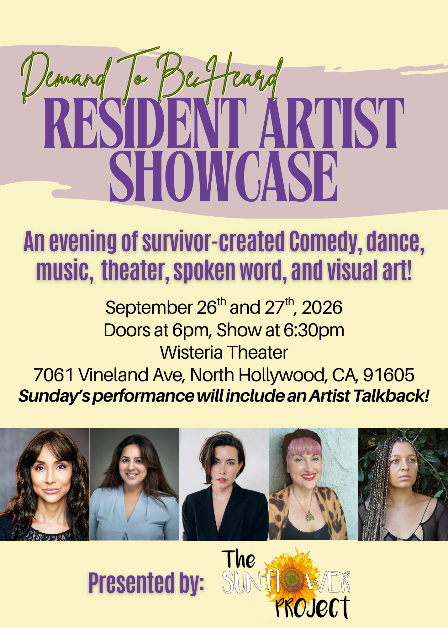 DTBH Festival: Resident Artist Showcase