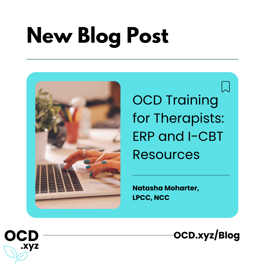 OCD Training for Therapists: ERP and I-CBT Resources
