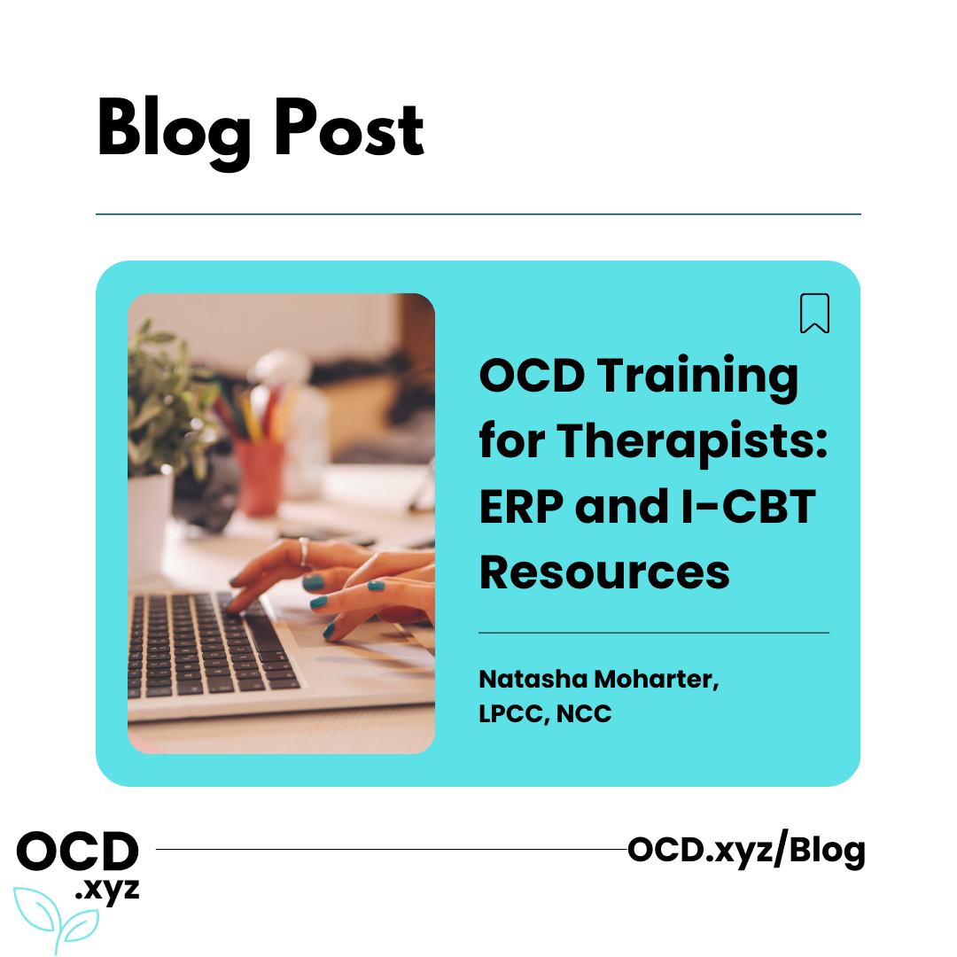 OCD Training for Therapists: ERP and I-CBT Resources