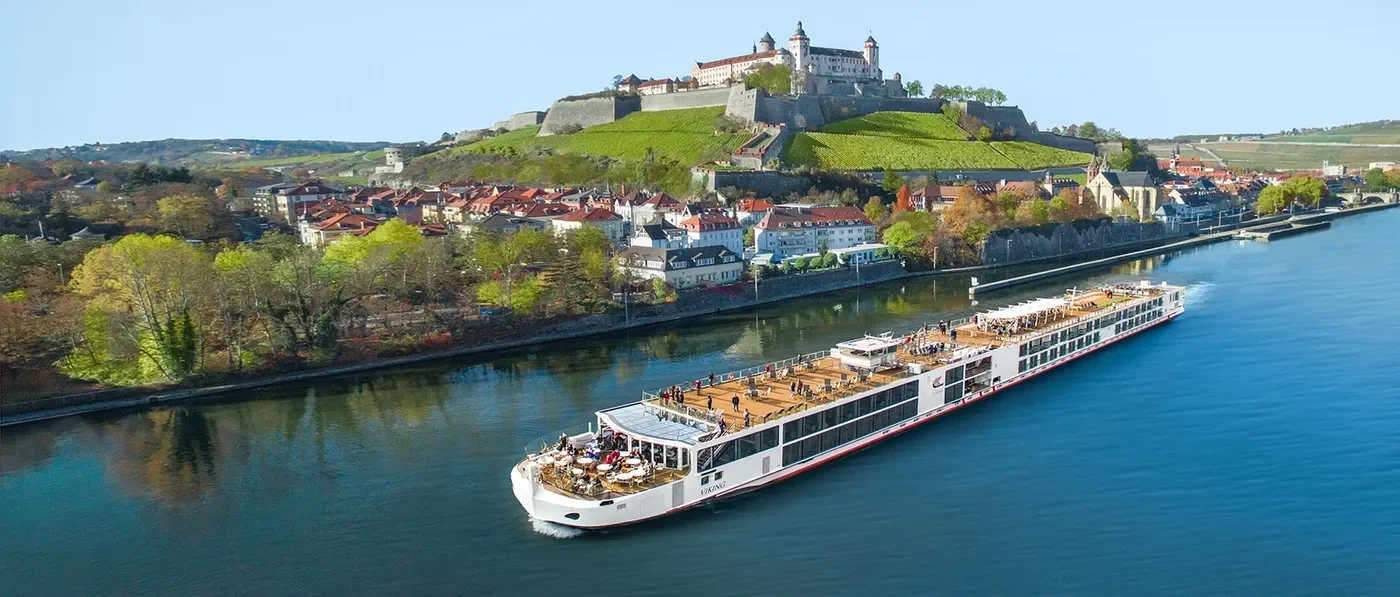 Viking river cruise longship