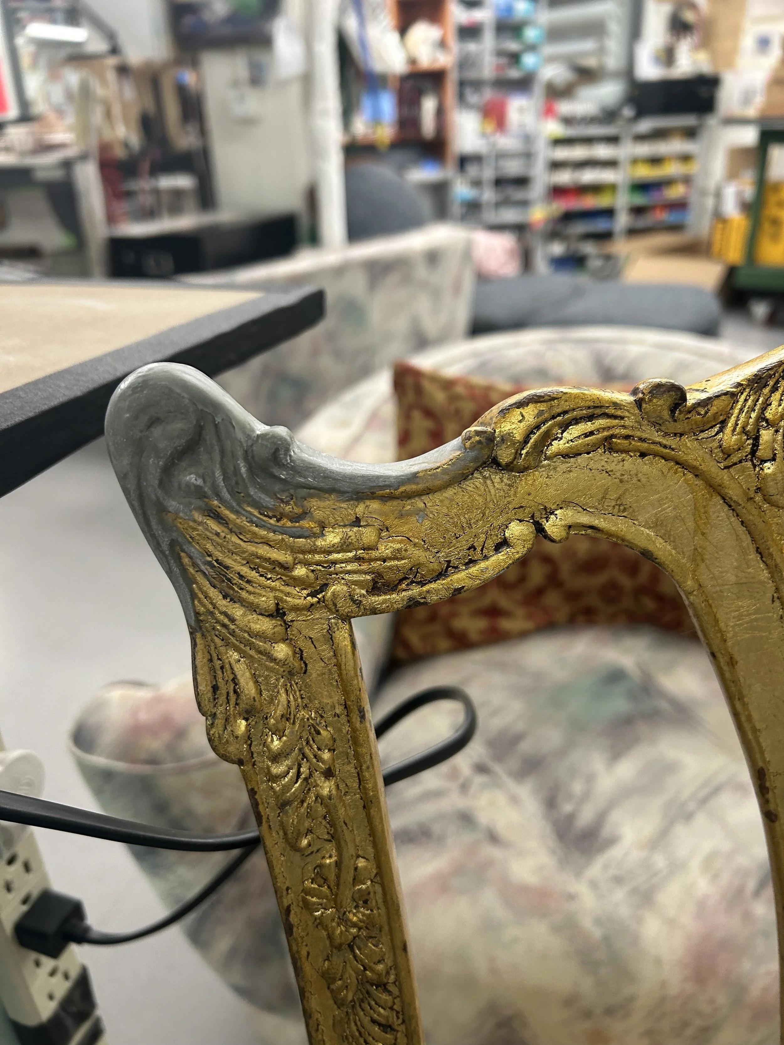 chair repair (apoxie sculpt)
