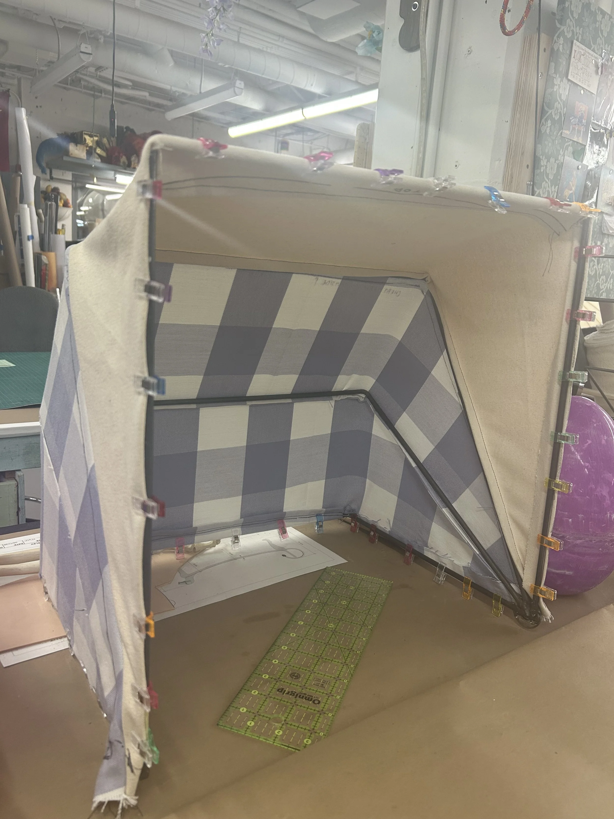 patterning for pram canopy