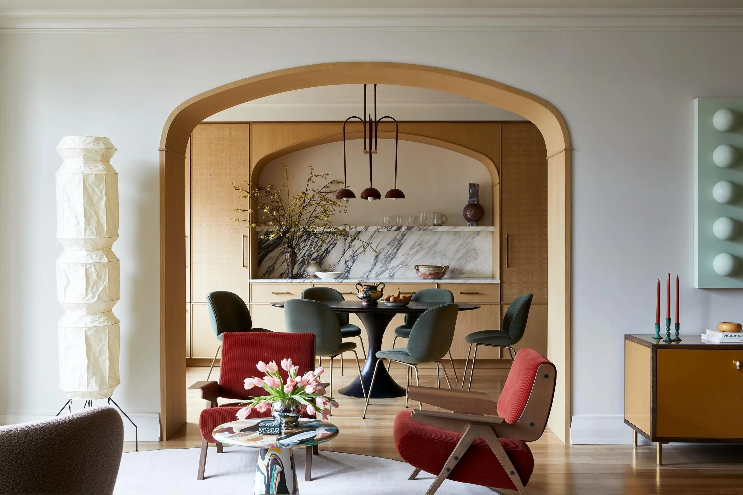 The kitchen is often called the heart of the home, but in this family apartment it became something even more meaningful &mdash; a place where the rituals of everyday life unfold from morning coffee to late-night baking sessions. What once read as tw