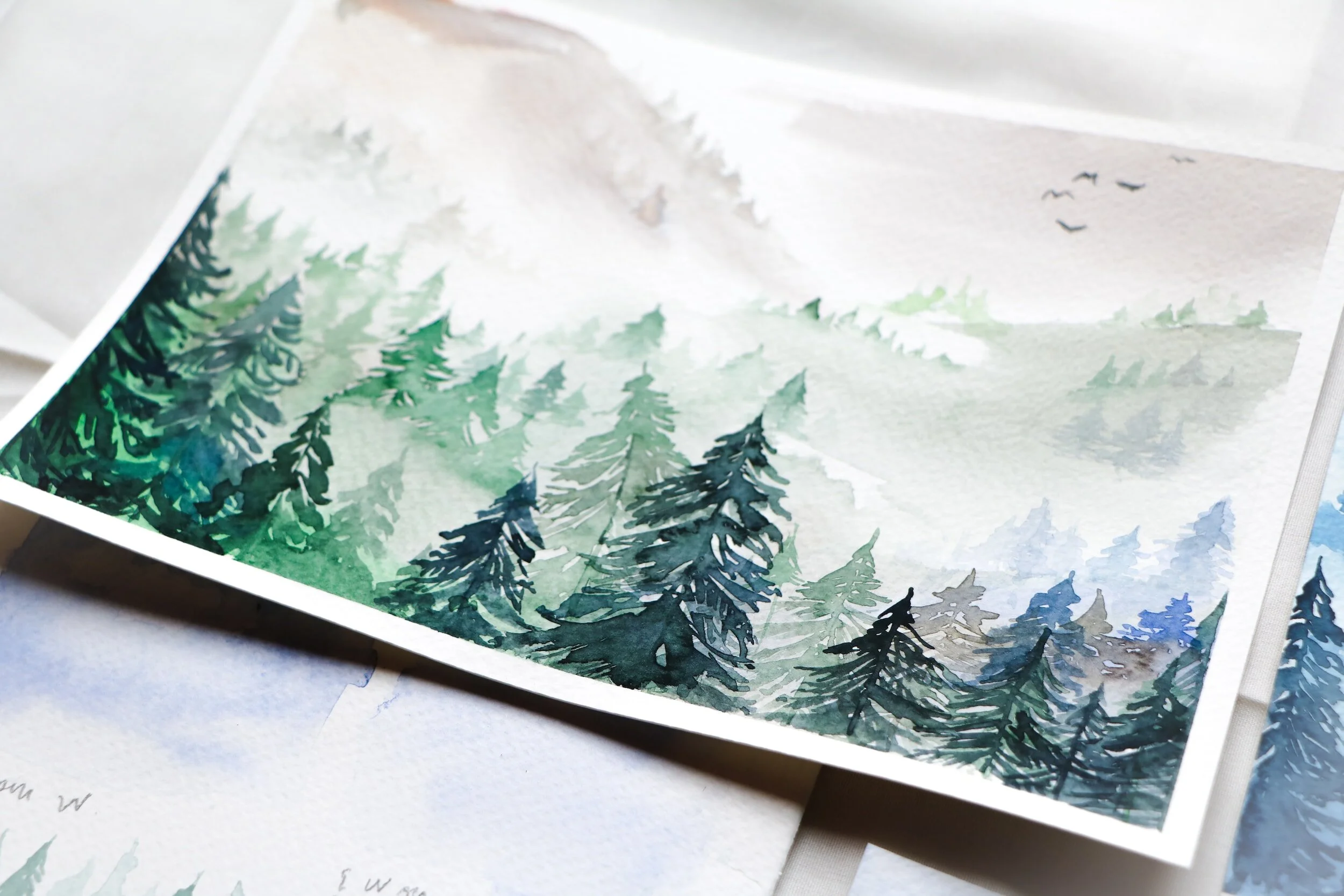 Watercolour Landscapes