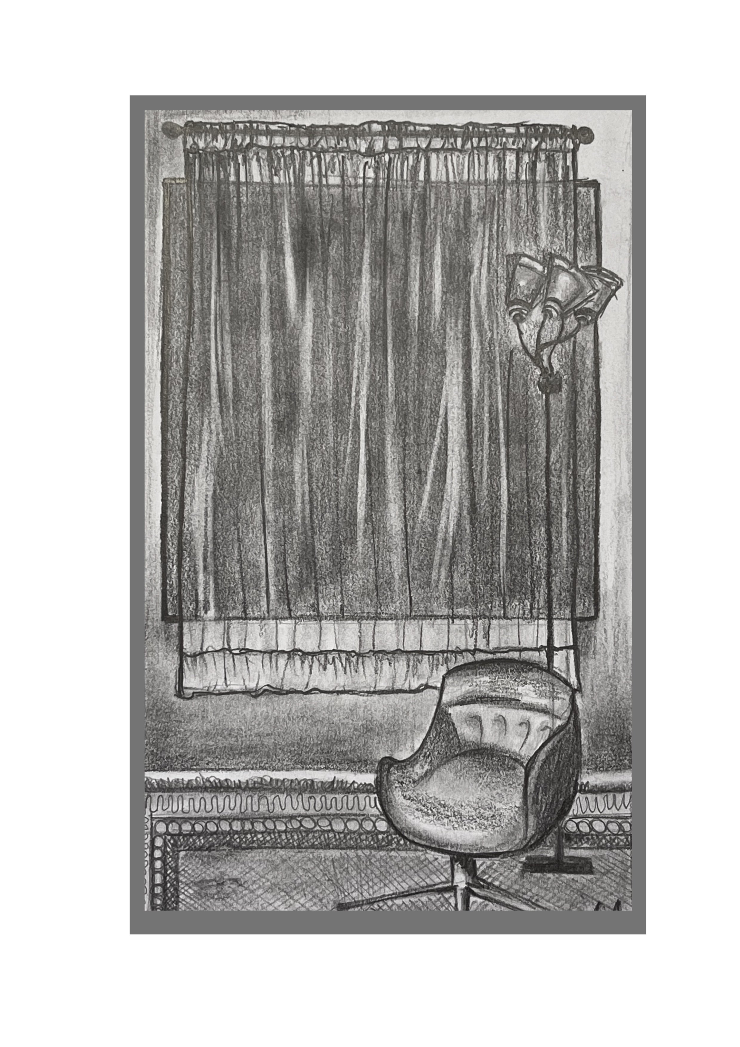 The Sun Room - Pencil on Canson Sketch Paper [14x21.6cm]