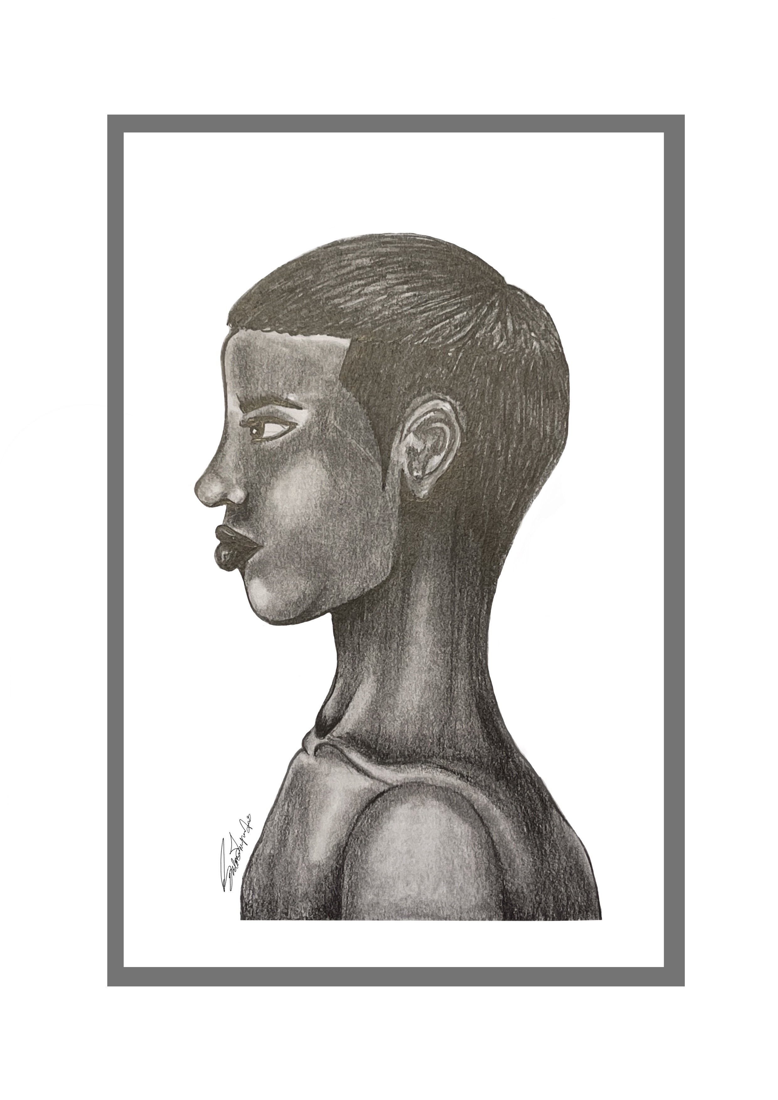 Untitled - Pencil on Canson Sketch Paper [ 14 x 21.6cm]