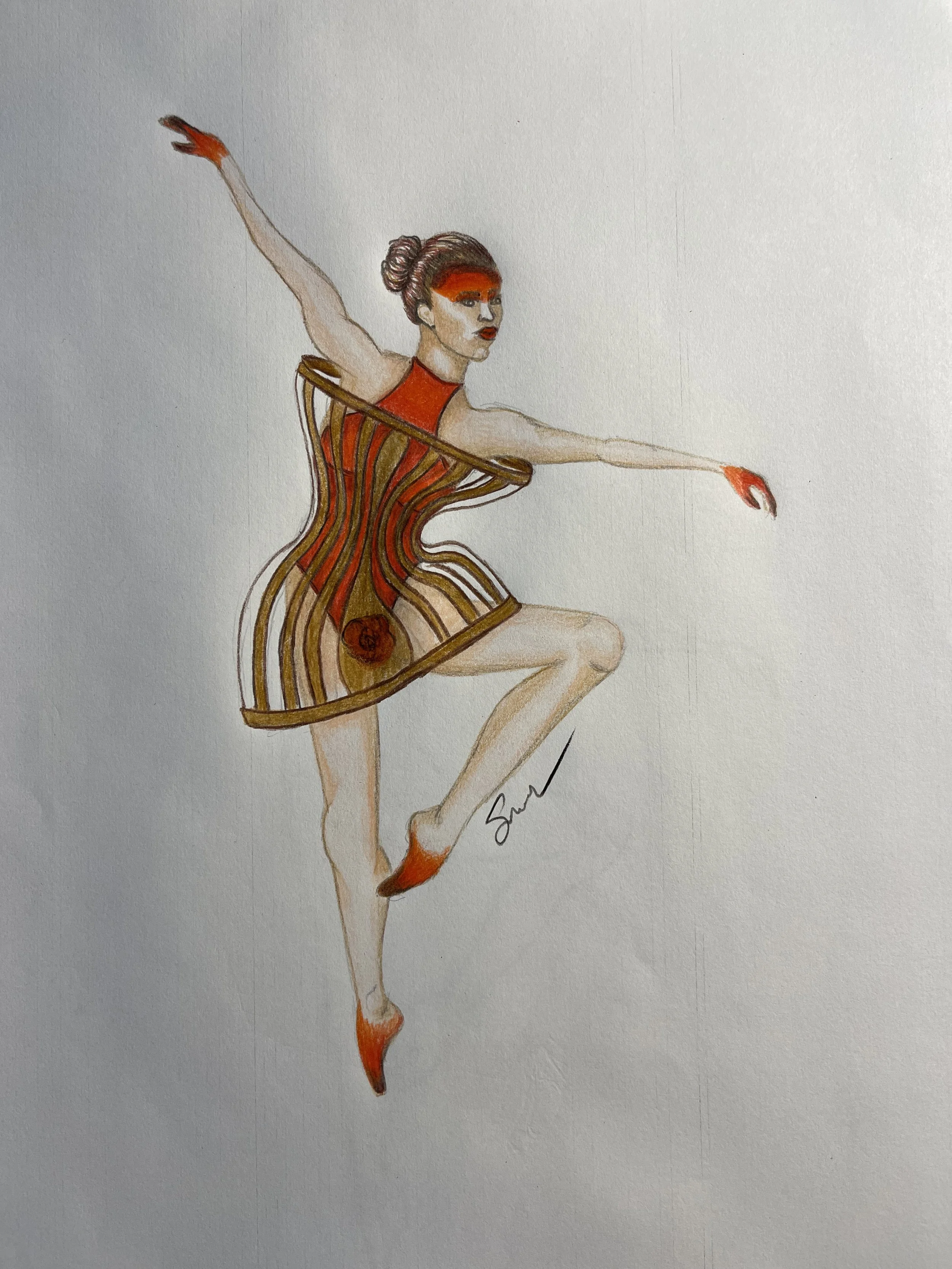 Primary rendering for the dance ensemble.