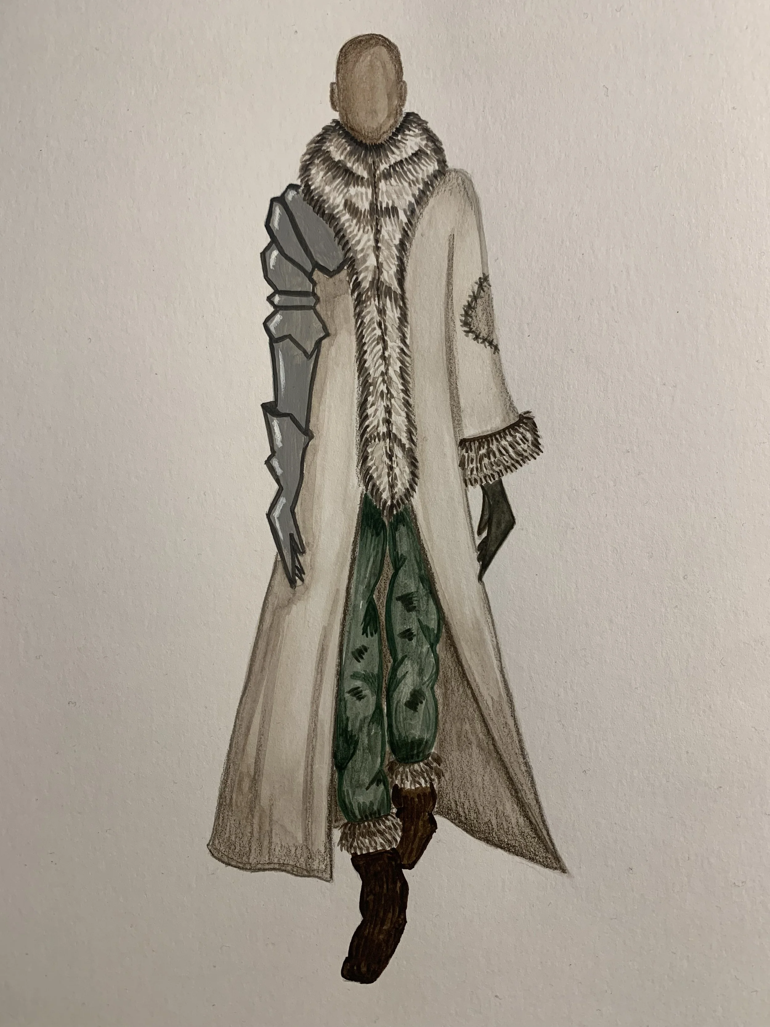 Costume Rendering for Arilesperas Strigan in Chapter 5.