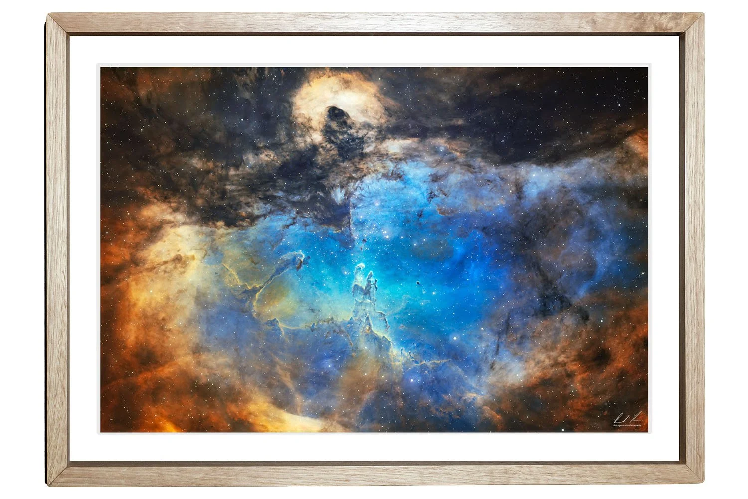 M16 The Eagle Nebula framed print