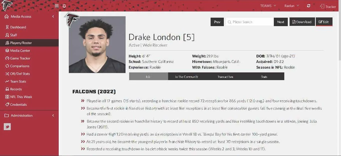 Player Bio