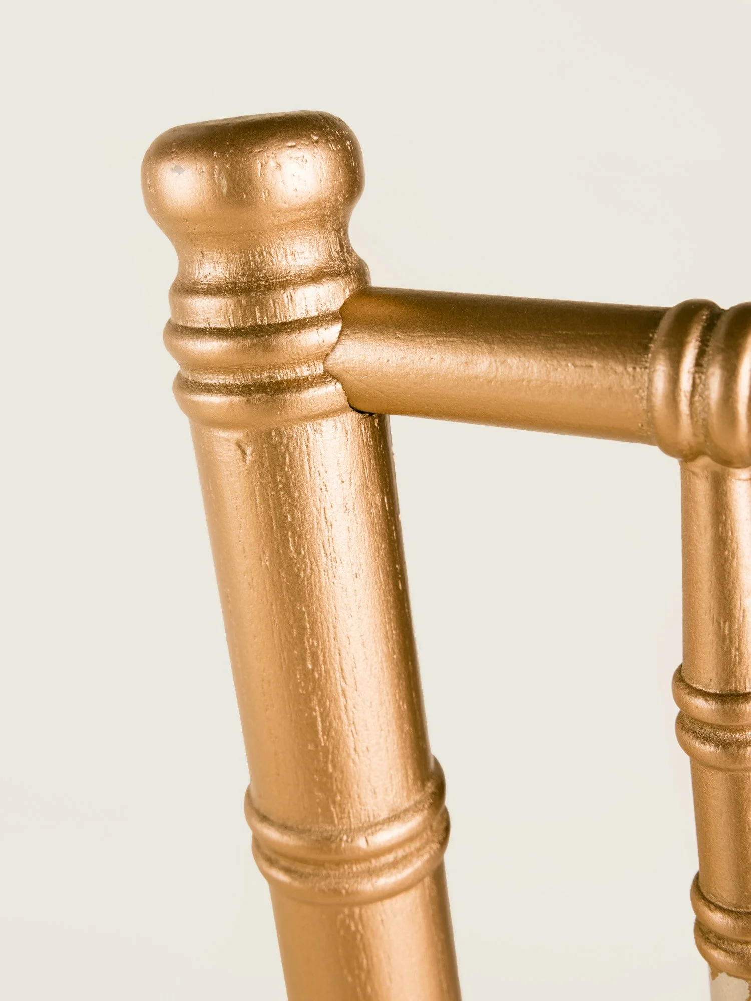 Chiavari Holzstuhl Detail des Materials