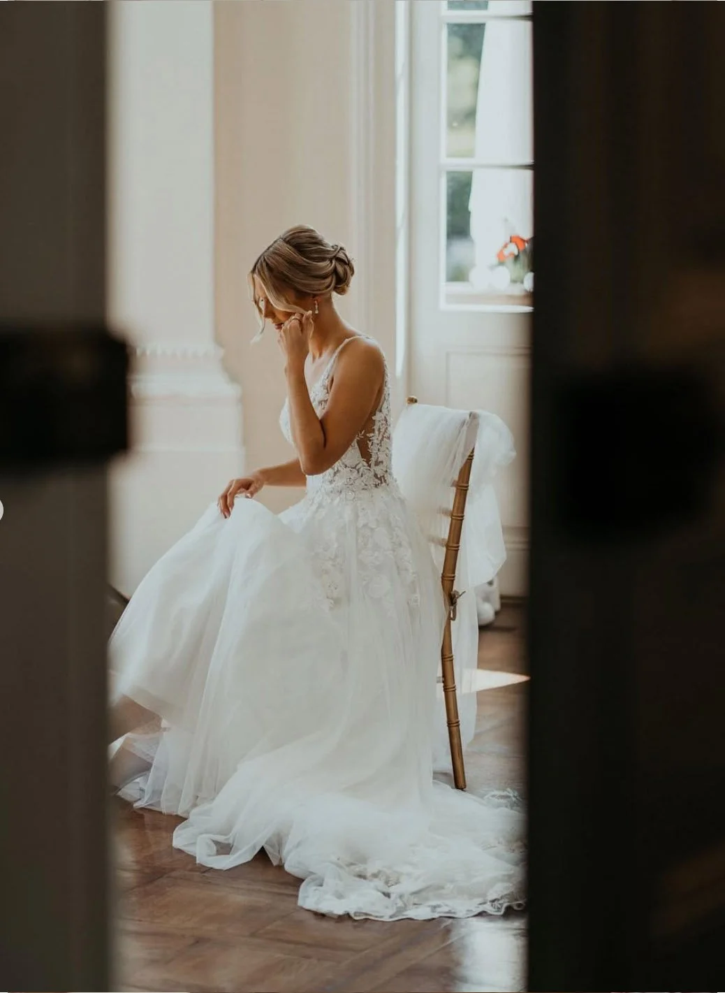 Tiffany Stuhl aus Holz Hochzeit