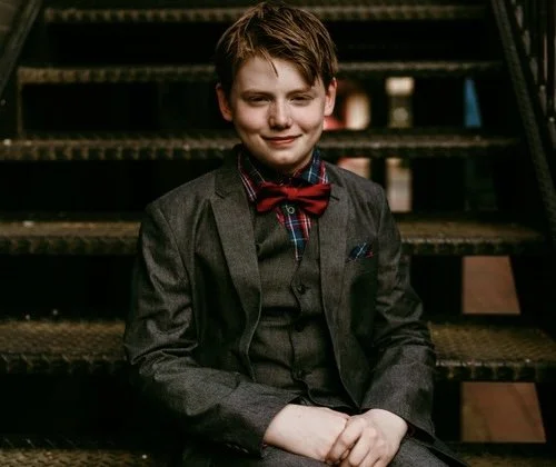 Rocco photographed during his 8th grade graduation portrait session in New Jersey.