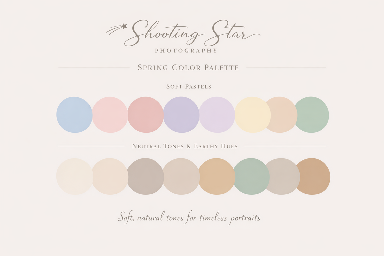 Pastel color palette for spring photo outfits with soft tones inspired by flower field sessions in Philadelphia and New Jersey.