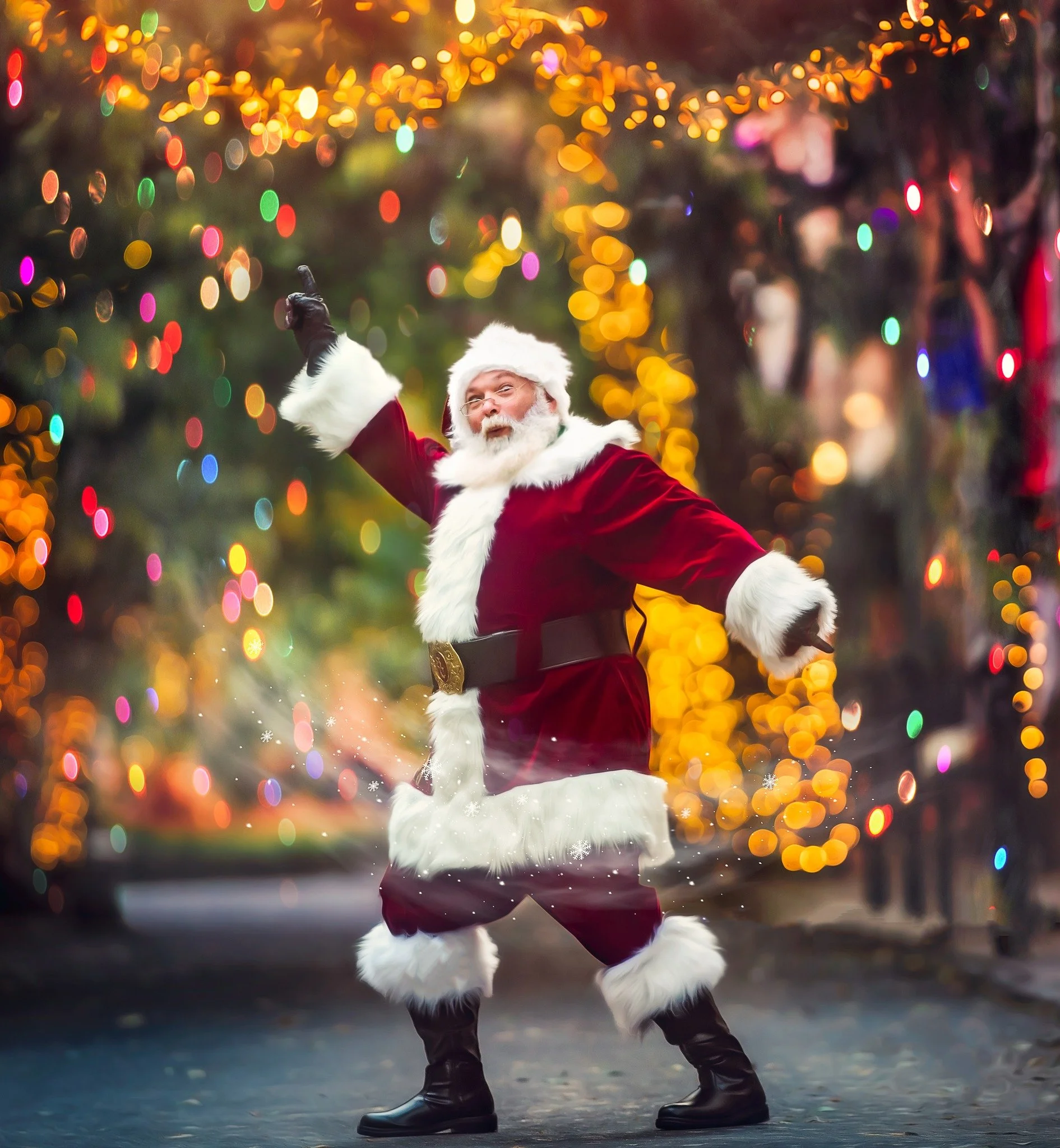 Santa&rsquo;s not just making a list&mdash;he&rsquo;s making moves! 💃🎅
Jingle Ball Jim is bringing all the Christmas sparkle this season. #ChristmasPhotos #SantaMagic #NJPhotographer