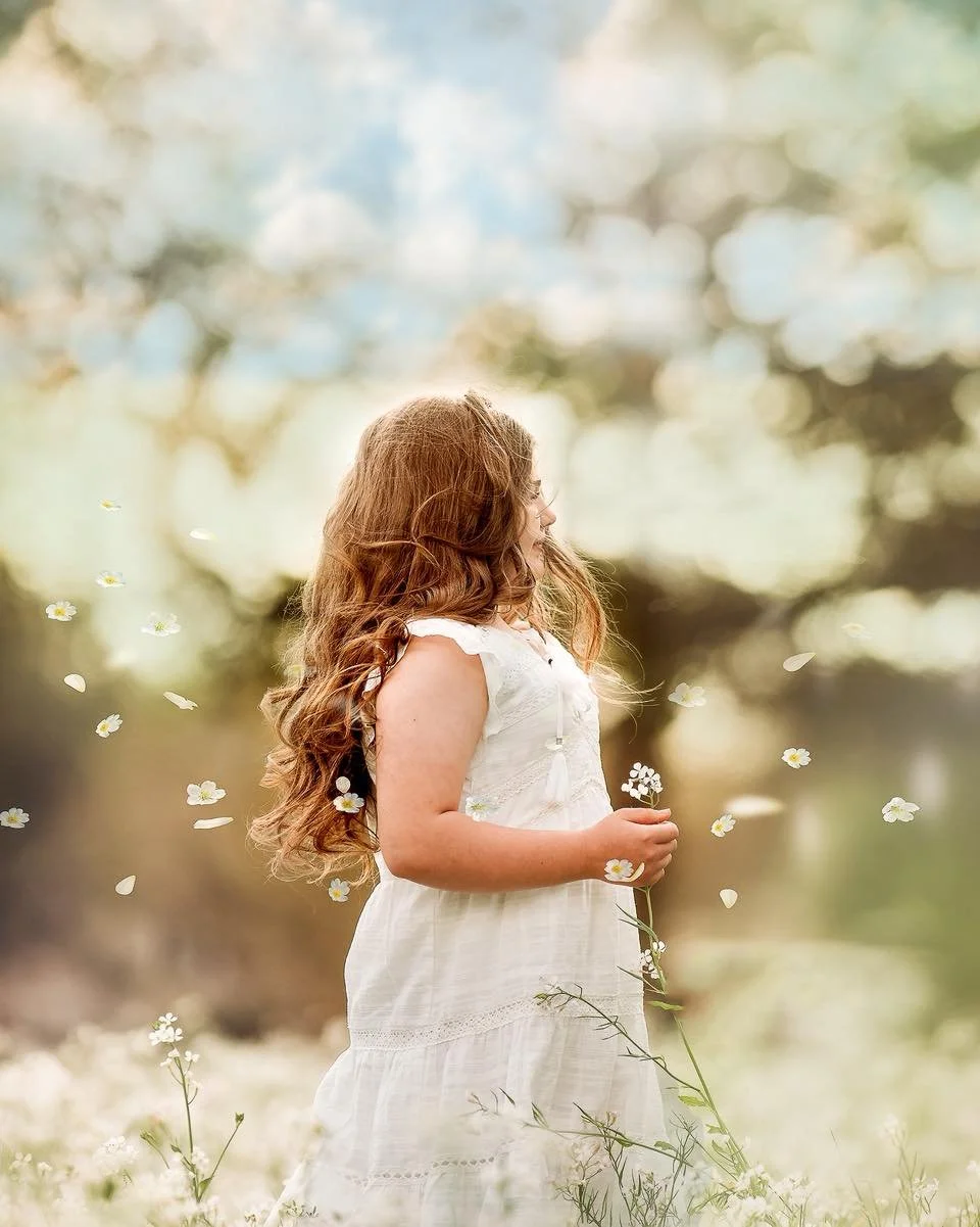 Love and light and all the beauty of white flowers.