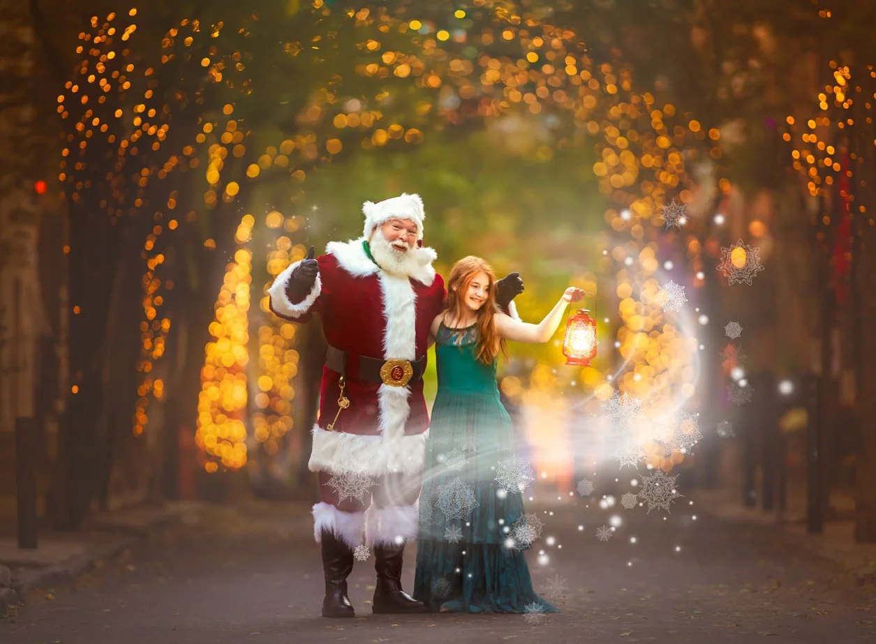 My daughter is 11 and I know these magical Santa years will not last forever. Every time she sits with him, I get this little lump in my throat because I can see the clock ticking just a tiny bit faster.

If you are feeling the same way and want to p