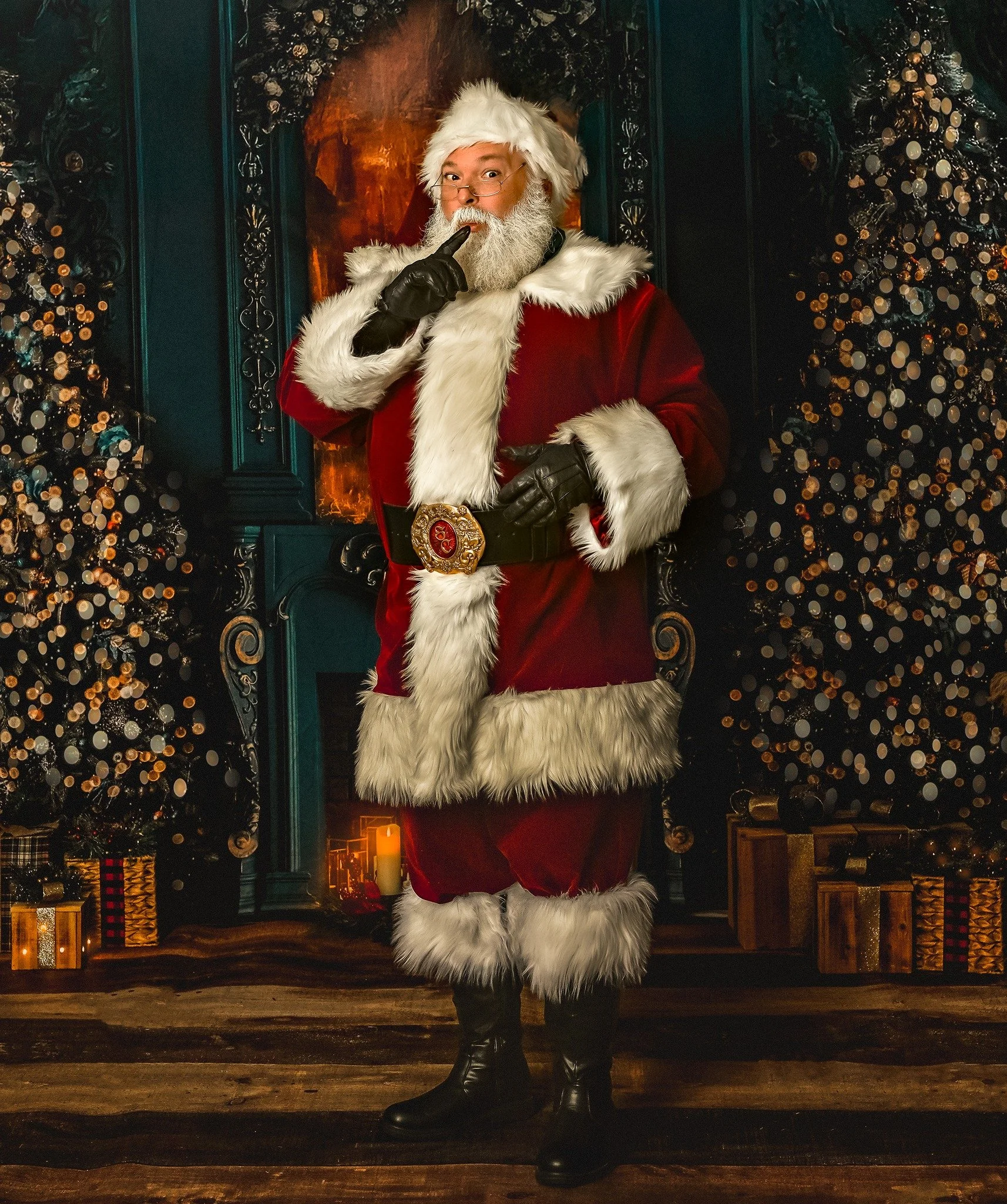 A soft hush before the holidays... Santa's gentle reminder that the season of wonder is almost here.