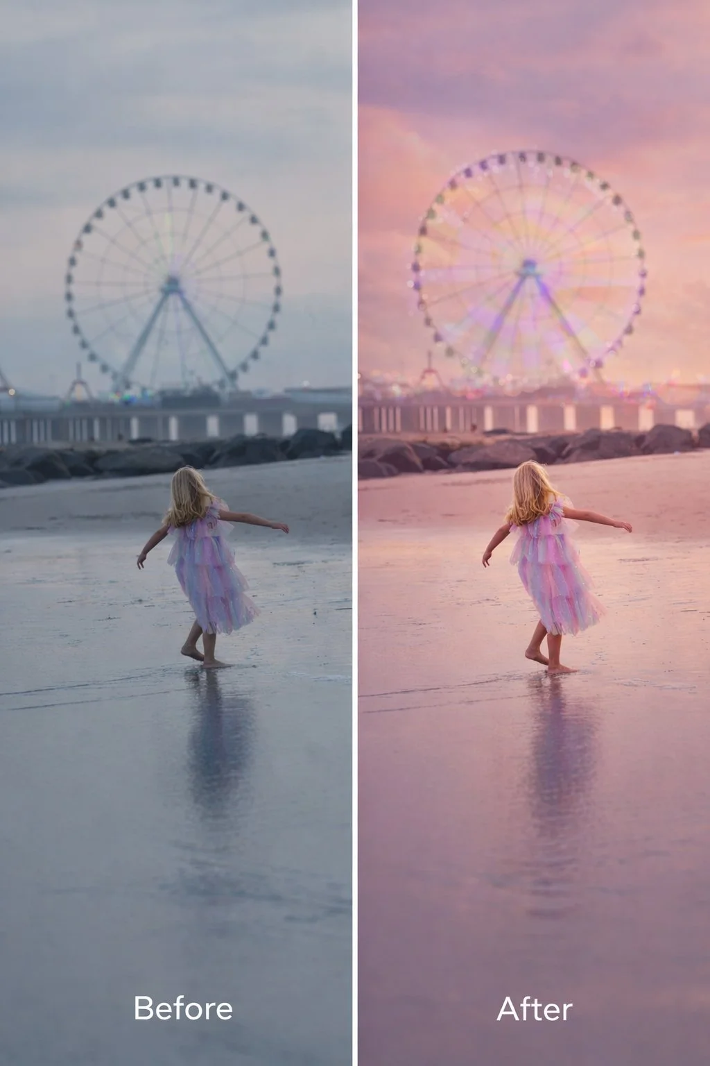 Even though the groundhog saw his shadow&hellip;
summer always finds its way back 🤍

Before &rarr; After