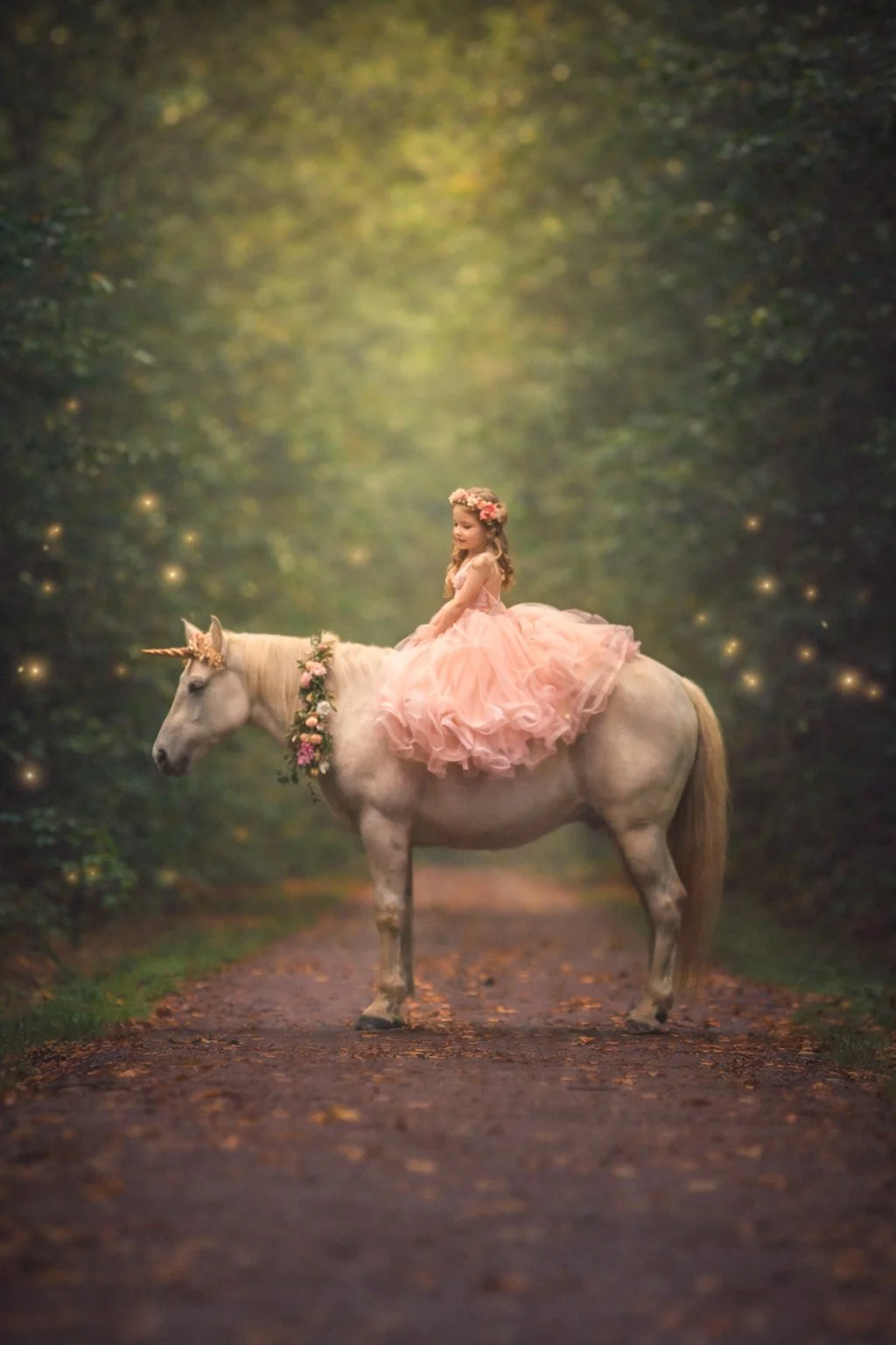 Sometimes the most magical moments happen quietly.

A little girl in a couture dress meeting a real unicorn in the middle of the forest&hellip; the kind of moment that feels straight out of a storybook. Watching children experience this for the first