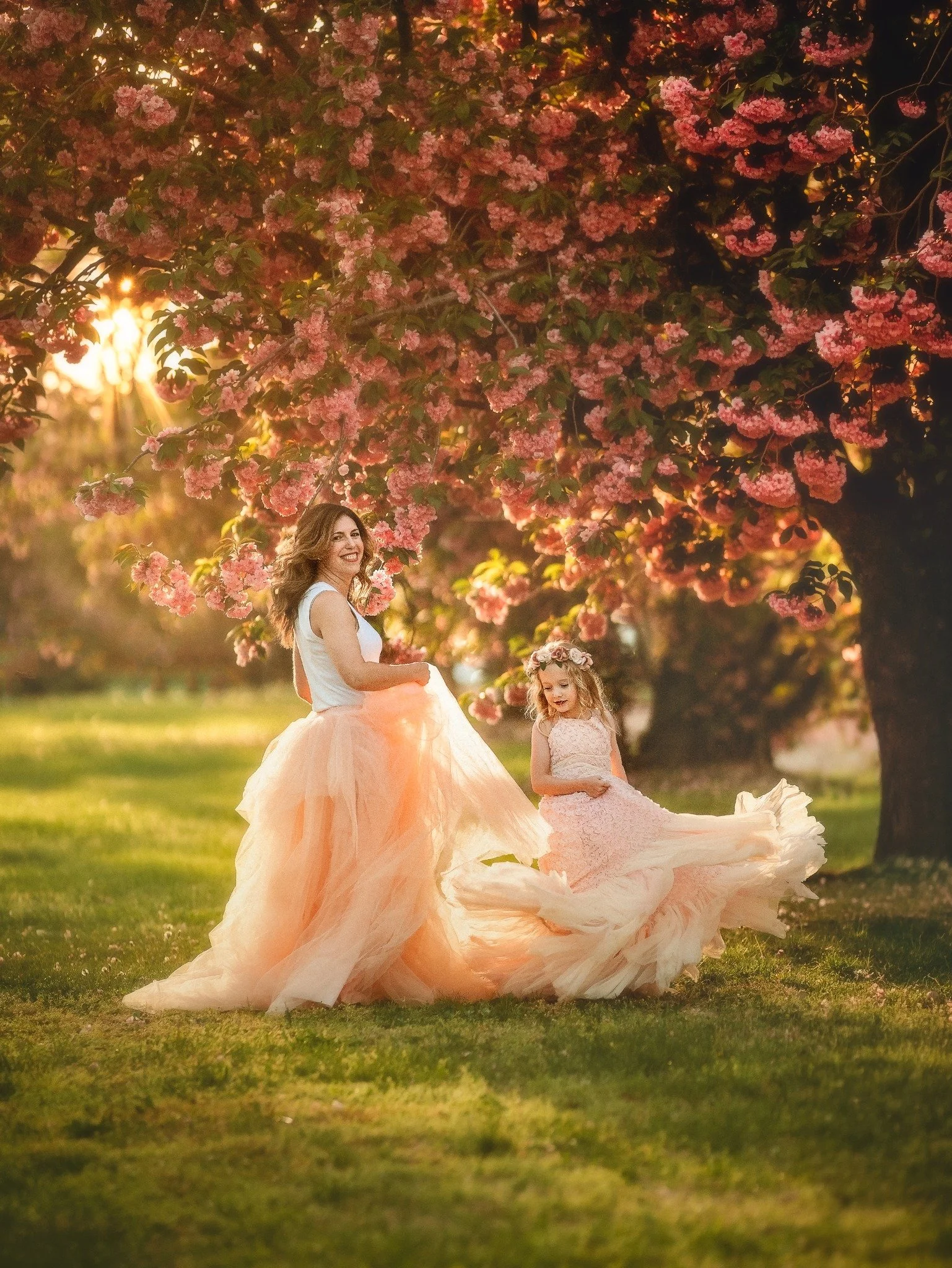 Cherry blossom season was INCREDIBLE THIS YEAR. The light, the blossoms and every family I got to meet! #cherryblossomportraits #cherryblossoms2026