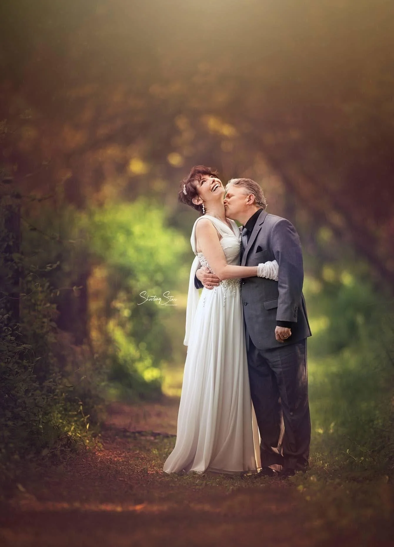 couple celebrating 25 years together during a romantic portrait session in New Jersey