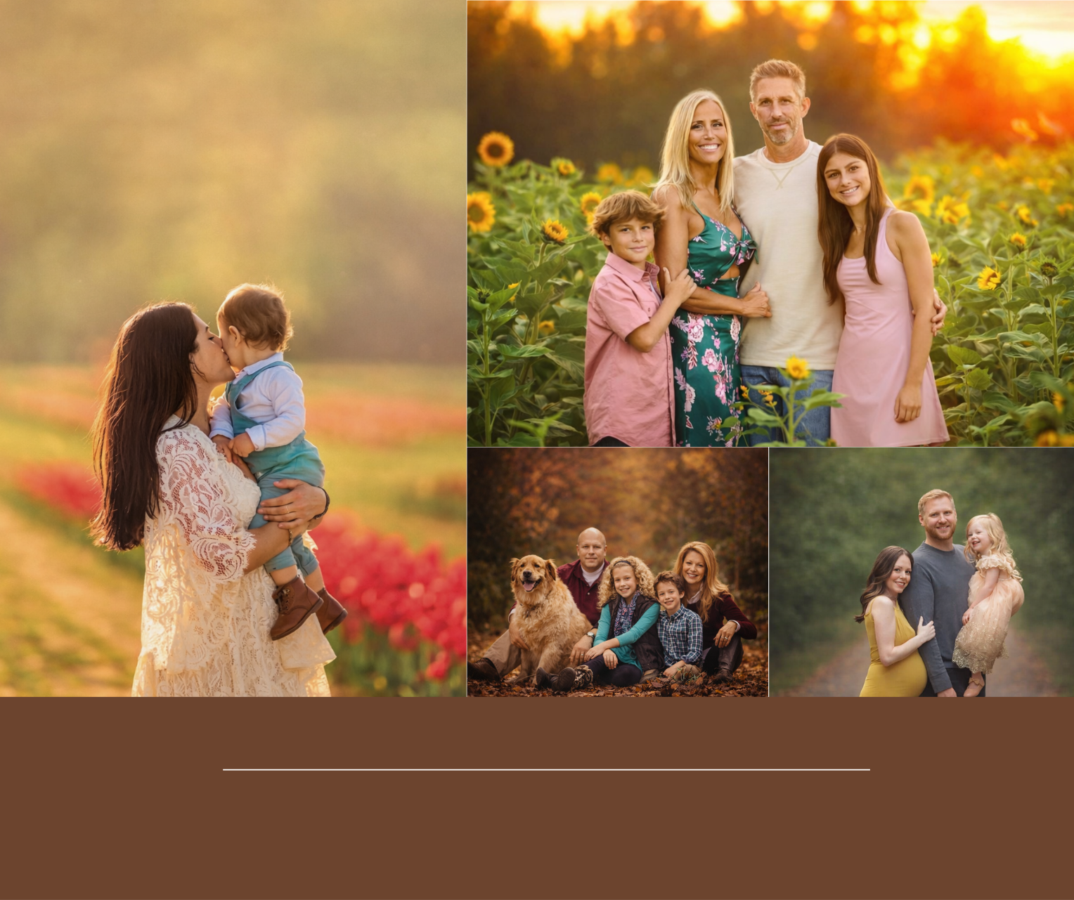 South Jersey family photography showing natural, candid moments of families together in outdoor settings