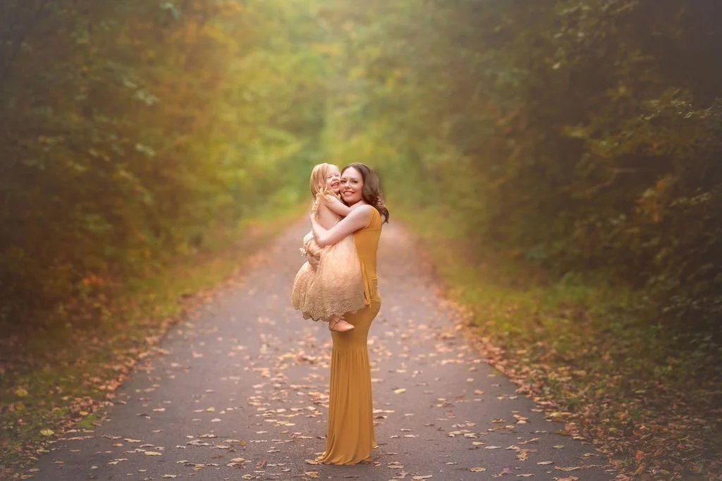 South Jersey Maternity Photographer | A Beautiful Forest Maternity Session with Family