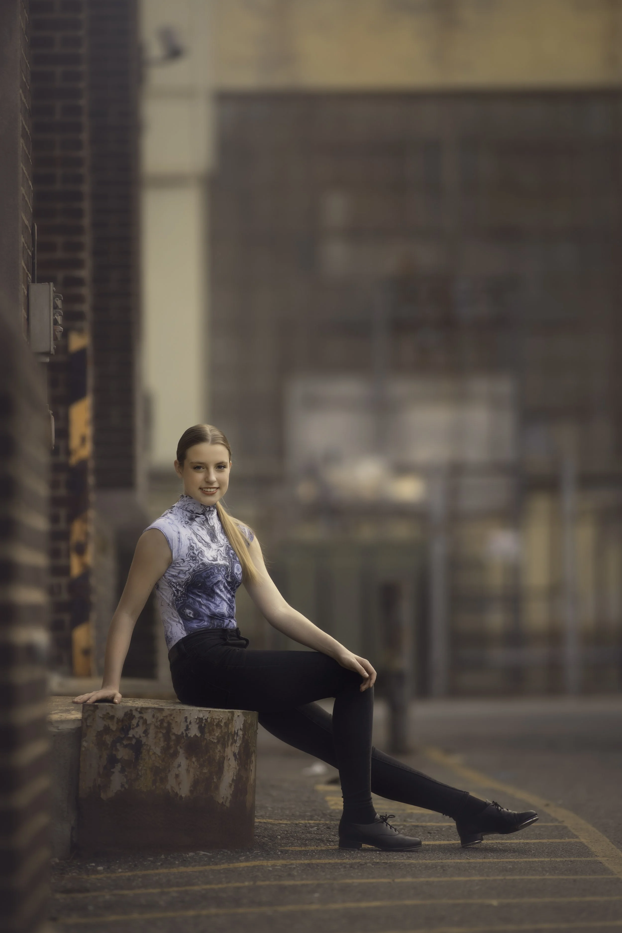 photo of teen taken at philadelphia navy yard in pennsylvania, beautiful architecture and urban.
