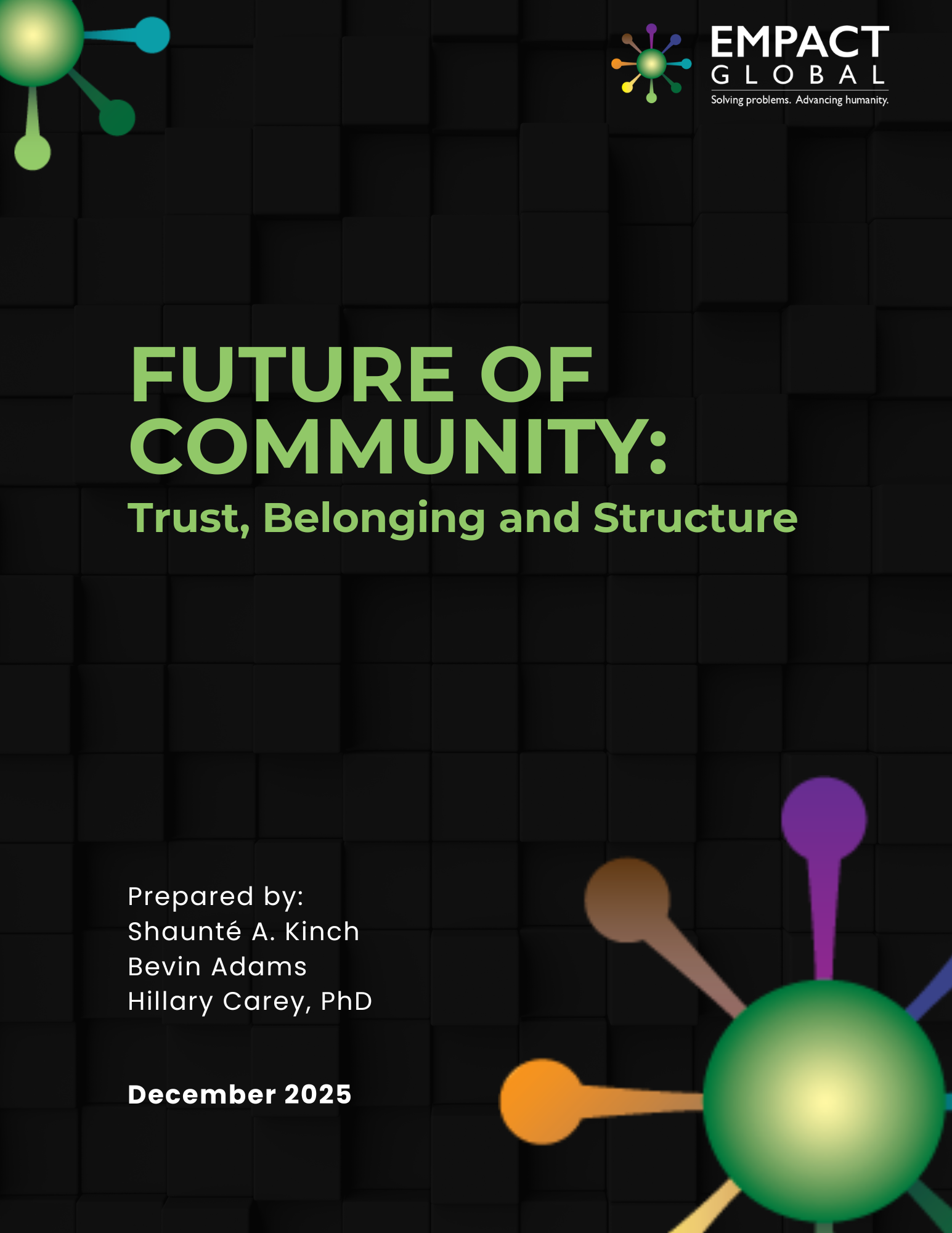 Cover of Future of Community: Trust, Belonging and Structure