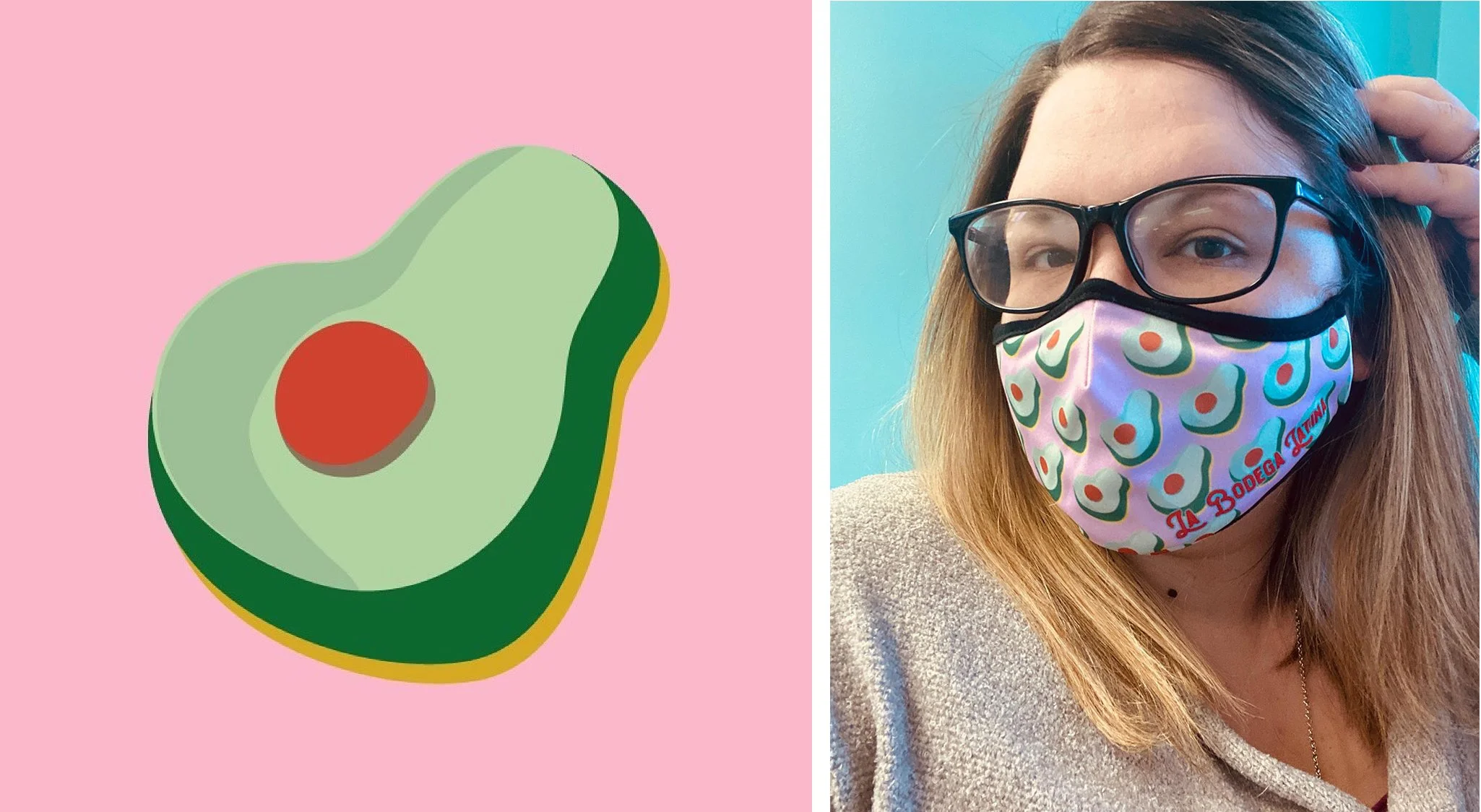 La Bodega Latina Icon and Facemask