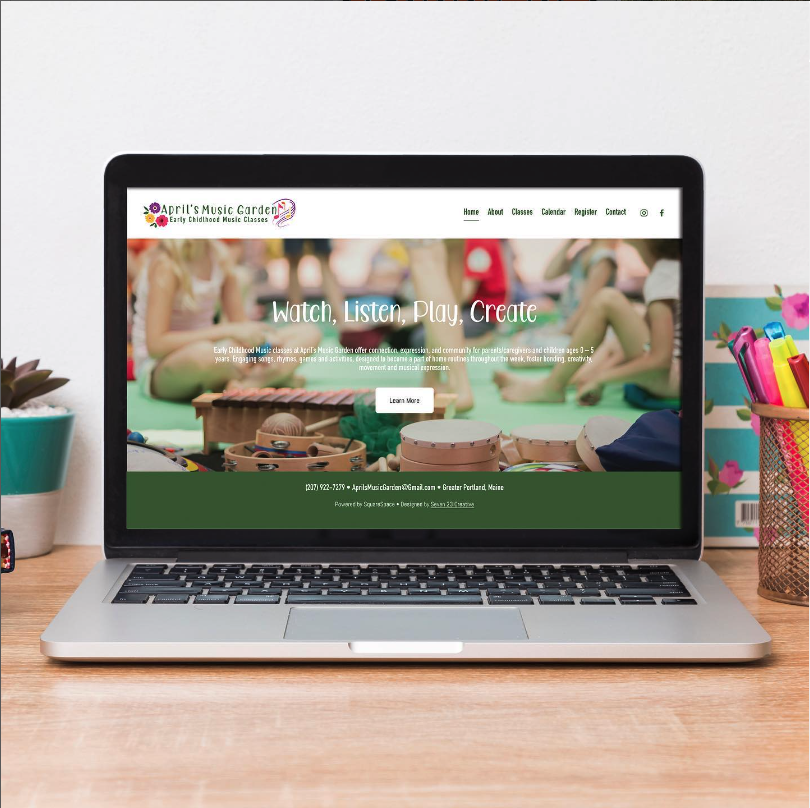 April's Music Garden Website