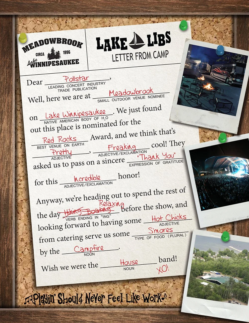 Lake Libs Pollstar Magazine Ad