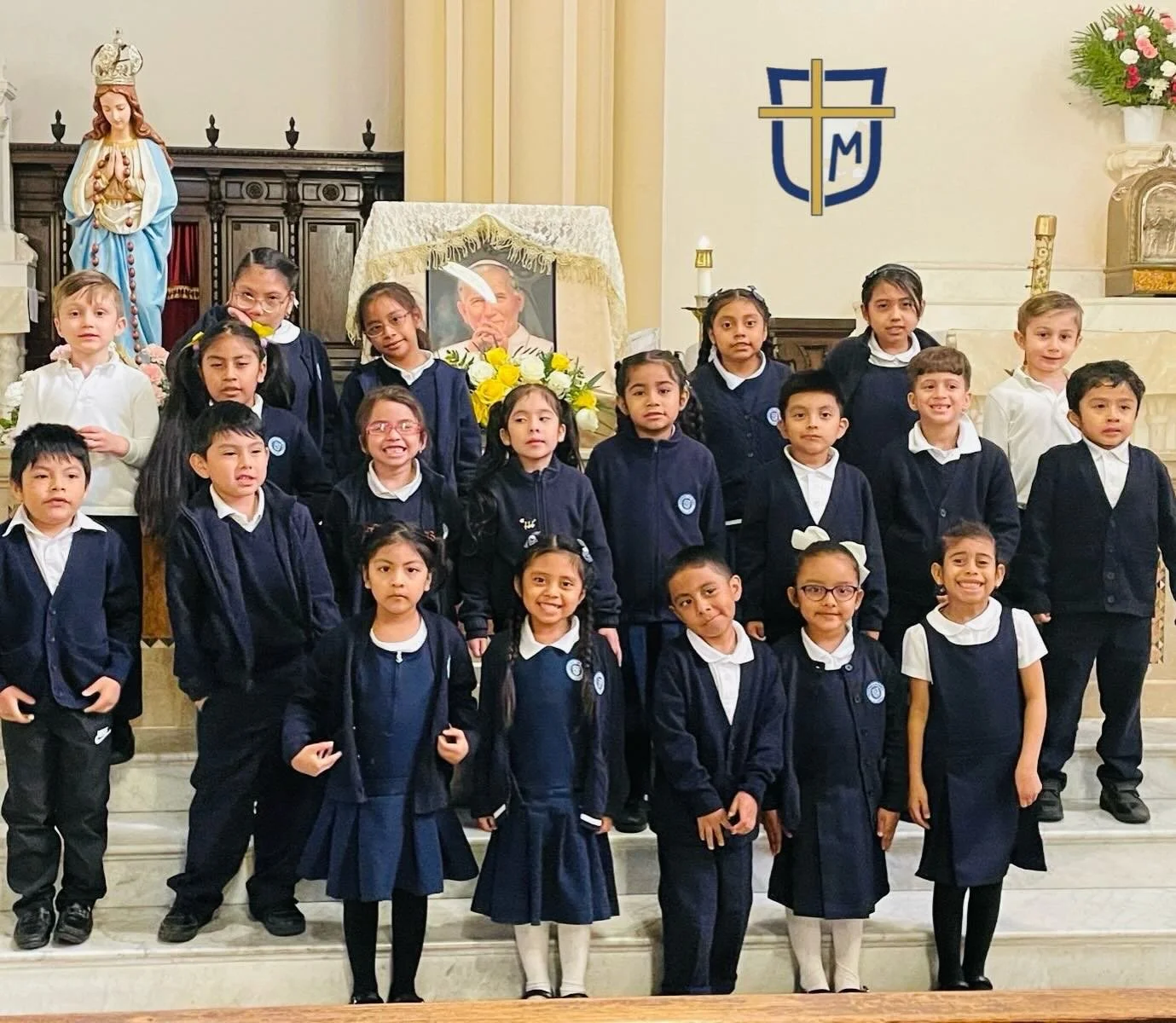 Happy St. John Paul the Great Feast Day! He is our school&rsquo;s patron and namesake. St. John Paul the Great was the 264th pope from 1978 - 2005. #jp2 #catholicfeastday #nyccatholicschool