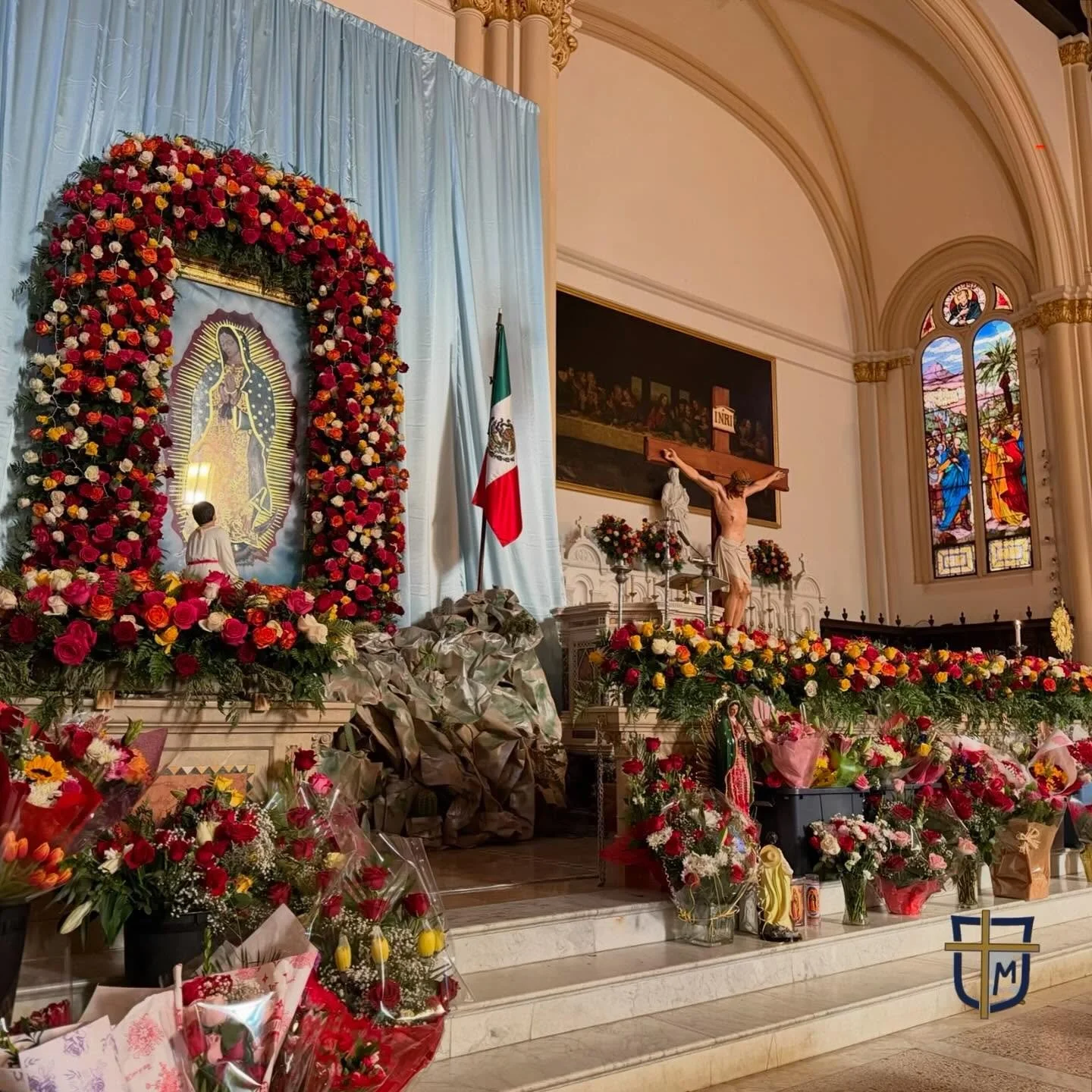 Today, December 12, is the Solemnity of Our Lady of Guadalupe. In 1531, in Mexico, Our Lady appeared to Juan Diego, a poor humble Aztec Indian who had recently converted to the Catholic faith. She asked him to go to the Bishop and tell him to build a