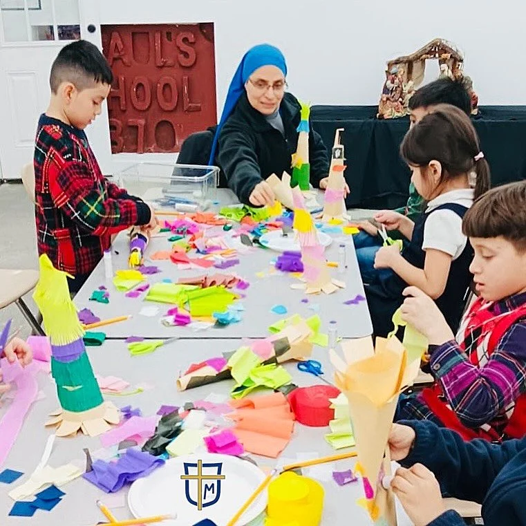 We&rsquo;re back! Happy New Year everyone! We pray that you all have a blessed 2026! Pictured here is art class with Mother Almah. #nyccatholicschool