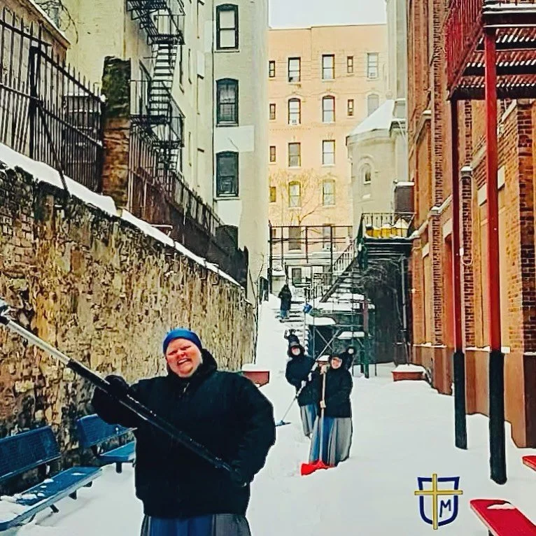 Happy Snow Day NYC! Here we have our Six Shoveling Sisters to save the day! These women are beyond dedicated to our children and community. We&rsquo;re looking forward to being back at school tomorrow and starting Catholic Schools Week! #nyccatholics