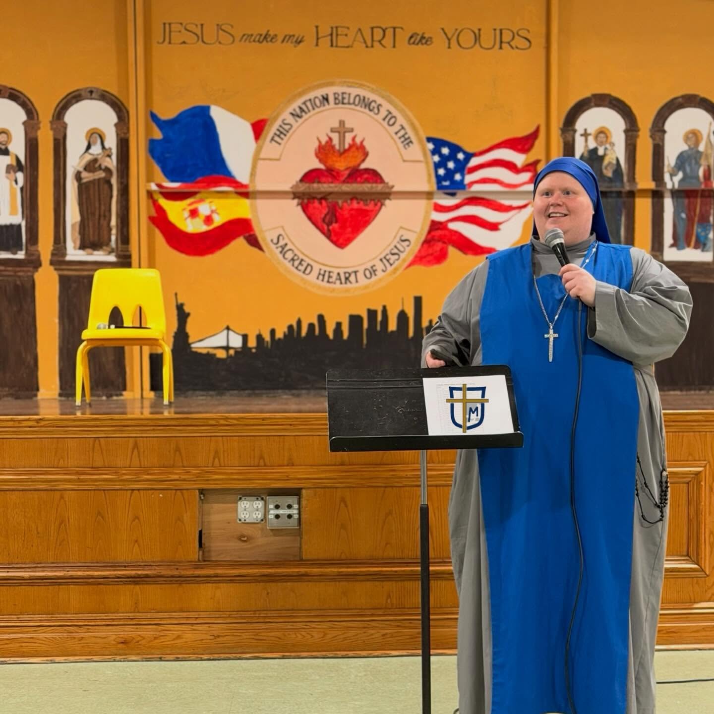 St. John Paul the Great Academy&rsquo;s very own Sr. Truth was interviewed by her alma mater @benedictineks this past week. On the podcast, she shares her journey of faith, discernment, and learning to trust God&rsquo;s call. Click the link in our bi