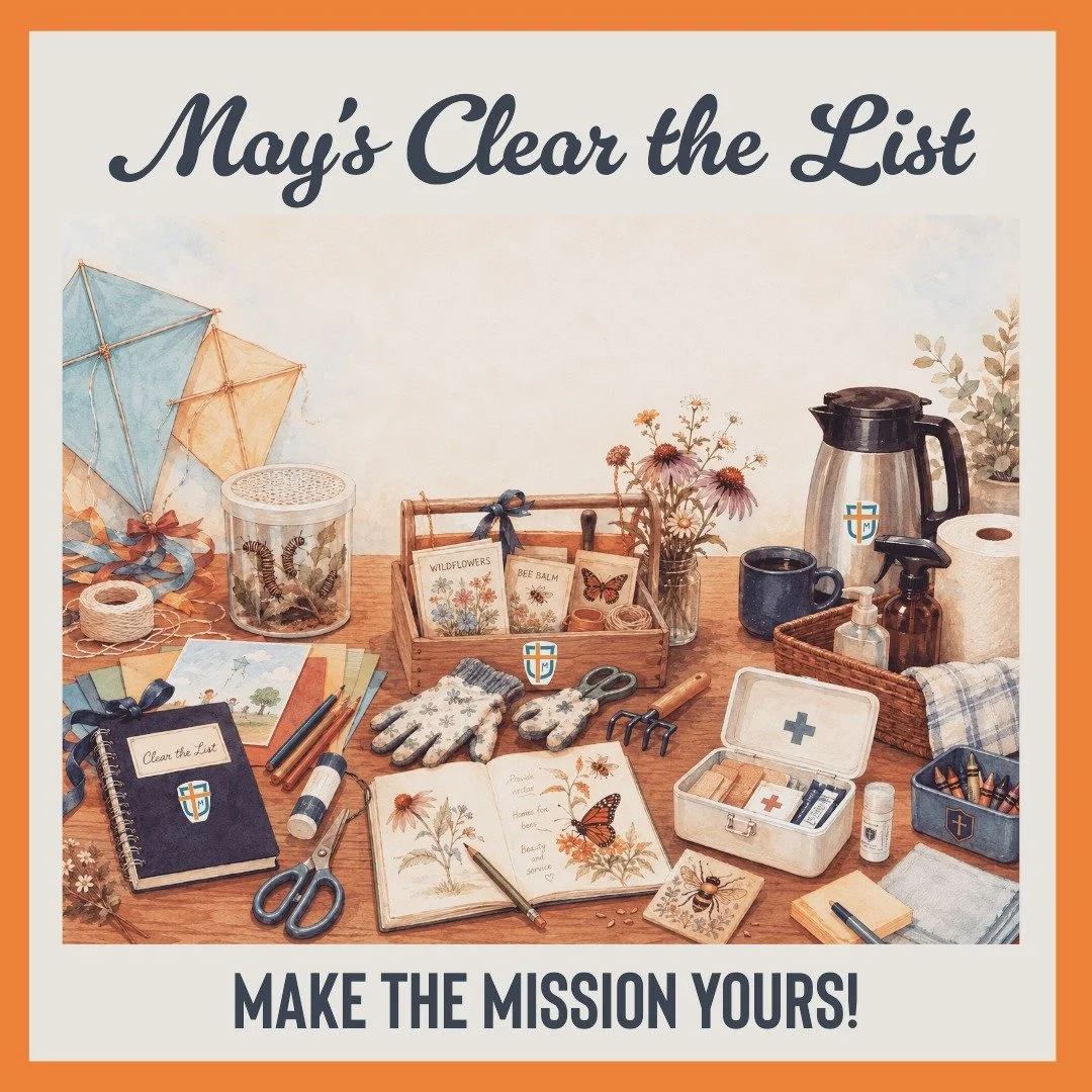 Dear friends, our monthly Clear the List is ready!

This month, we are hoping to bless our teachers and scholars with a few practical items: supplies for a kite-making day in the park, butterfly larva for our kindergarteners, tools for our pollinator