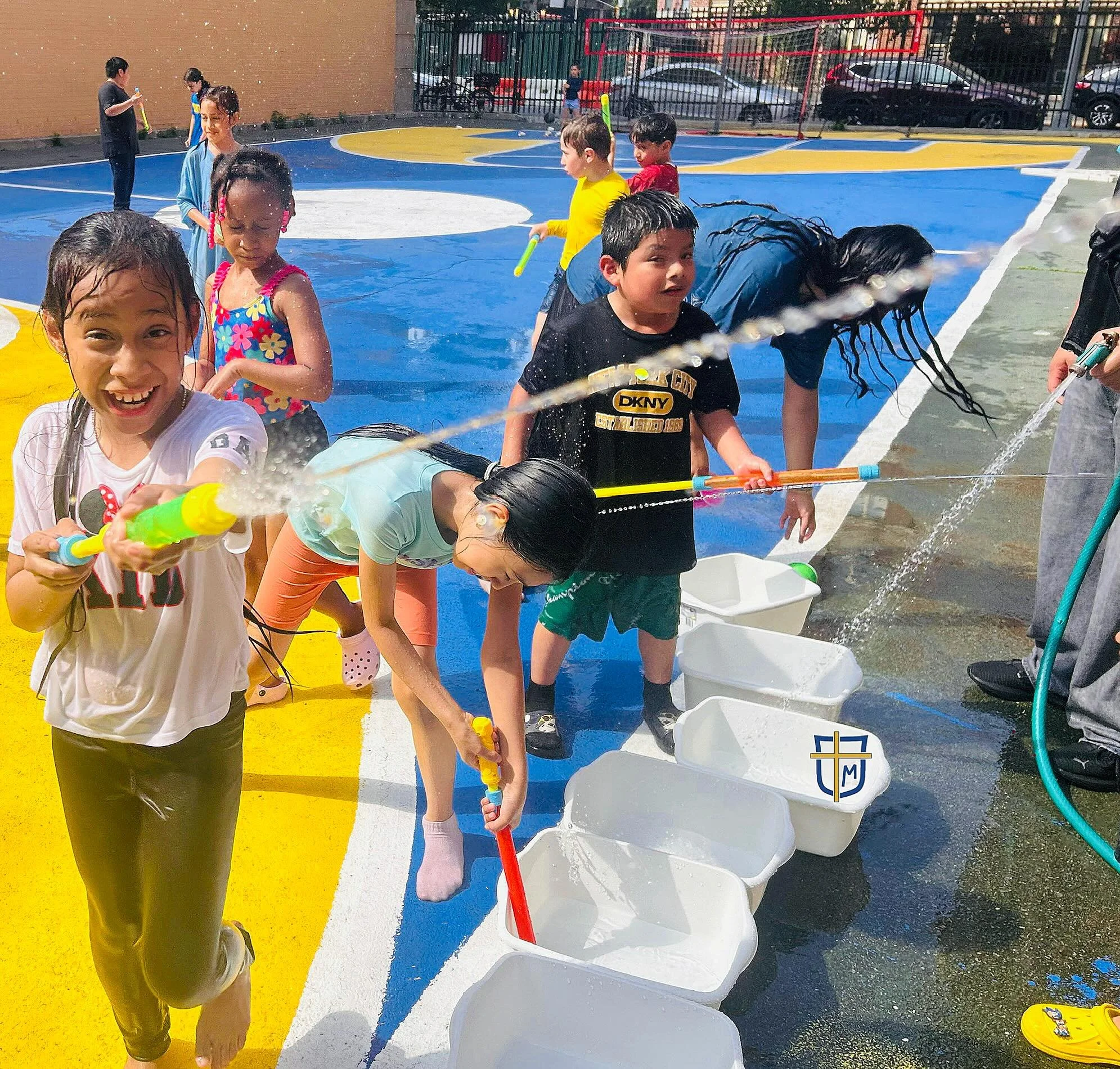 Our 2nd Annual Last Day of Afterschool Water Fight! A blast had by all! #nyccatholicschool #nycafterschool