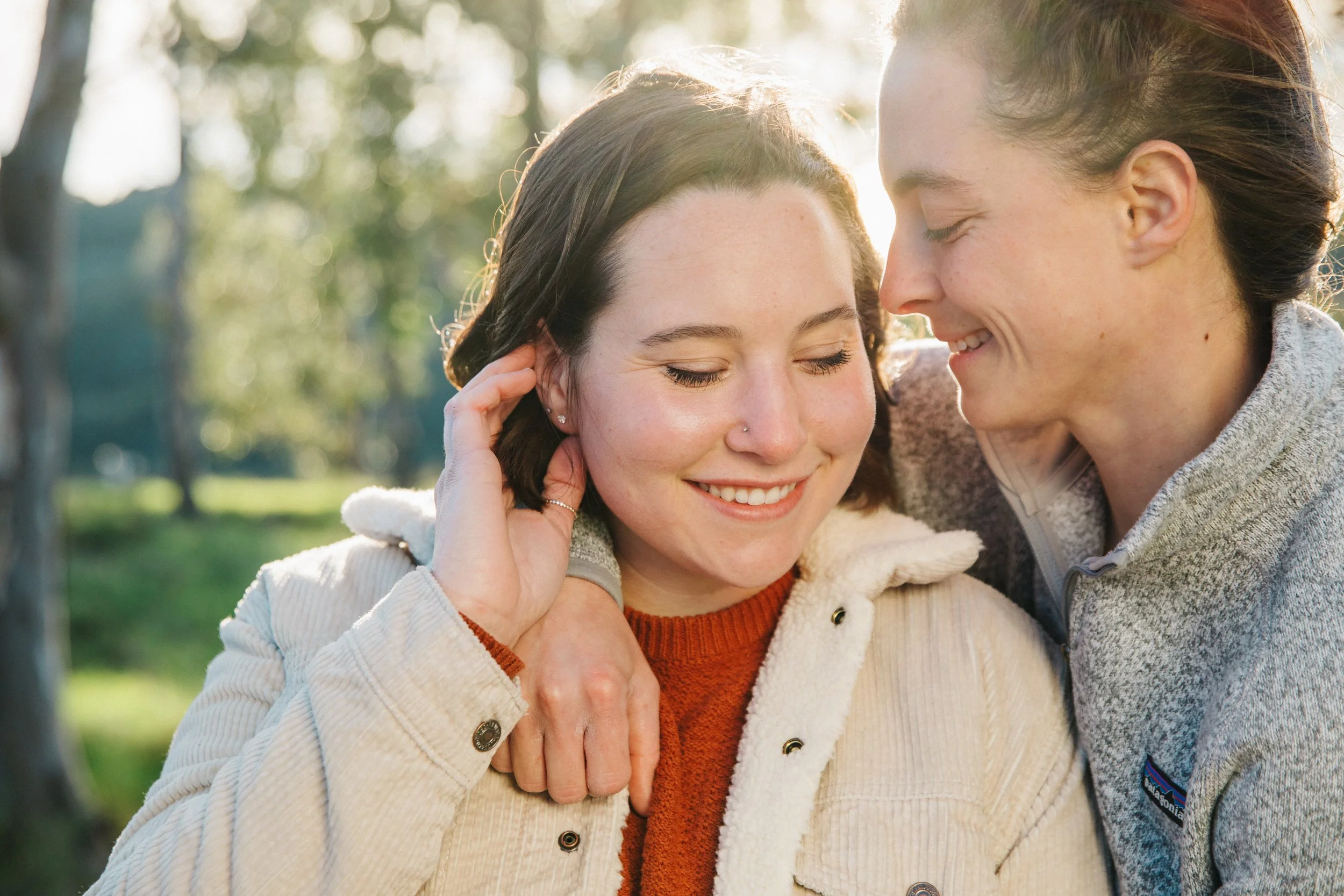 Two brides engagement session