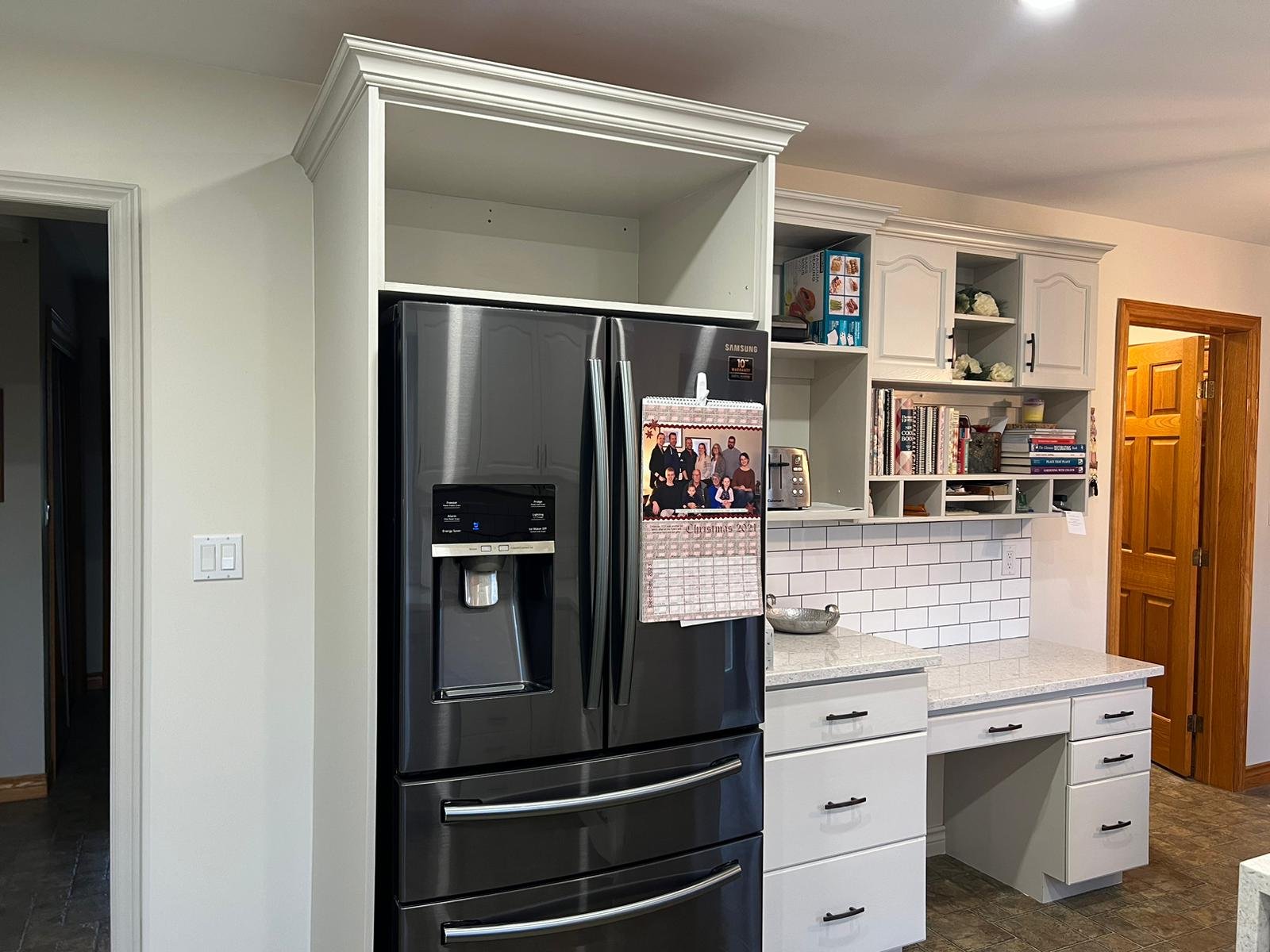 Repainted Kitchen Repainted kitchen Cabinets - creating value using existing materials ...