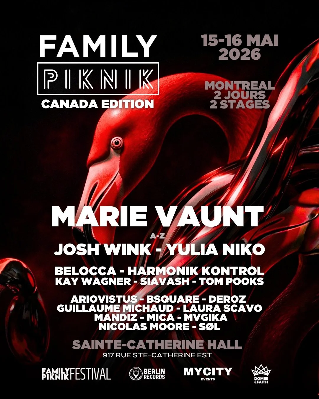 Stoked to finally announce this crazy event May 15-16 with some major hitters @yulianiko @joshwink1 @marievaunt 

I&rsquo;ll be on support duty Friday, May 15! 

You can grab tickets through @domeoffaith , @outkzt.world , @berlin.records.de 

📍Saint